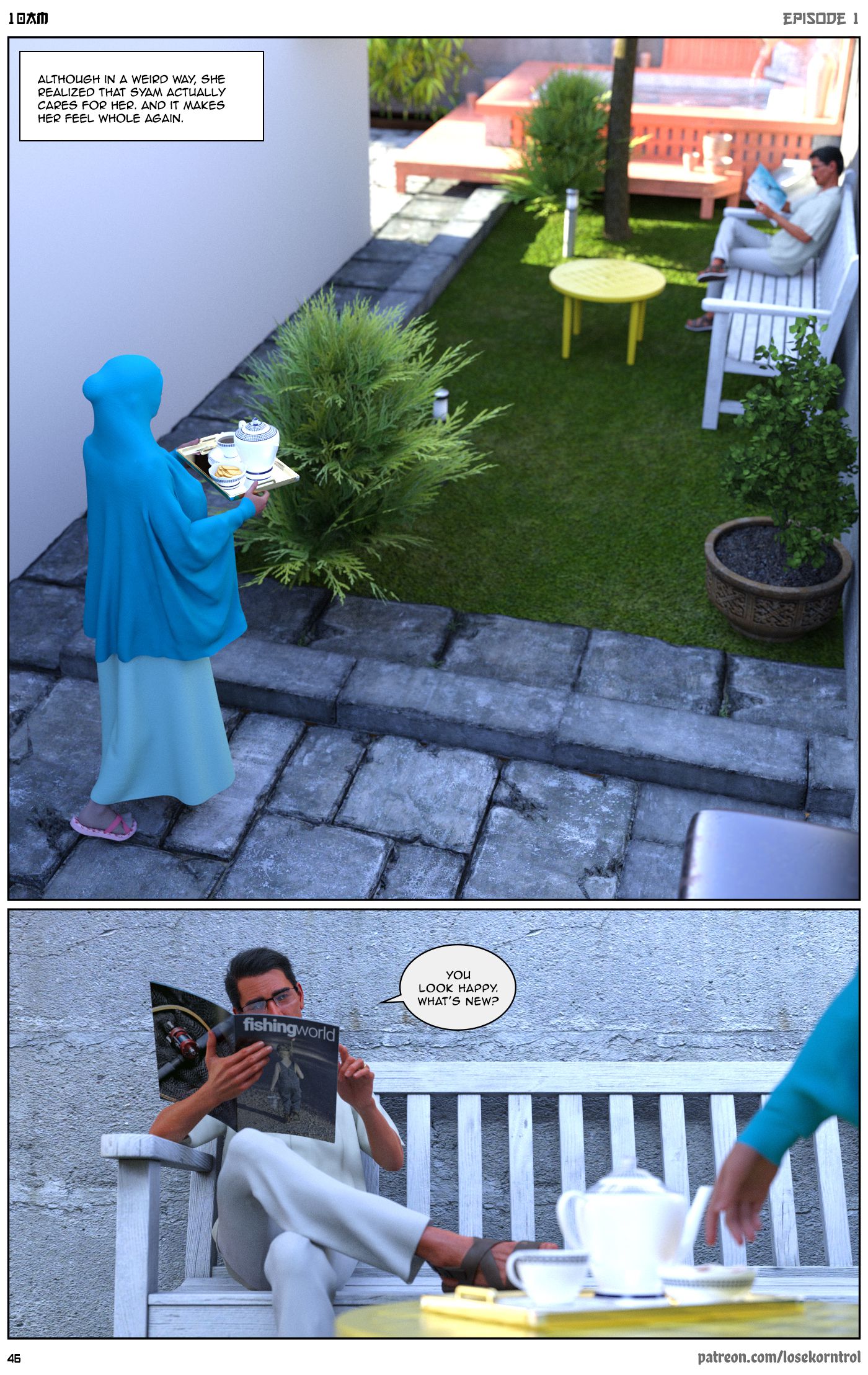 10 AM [LoseKorntrol, Hijab 3DX] Chapter 1 - Page 47
