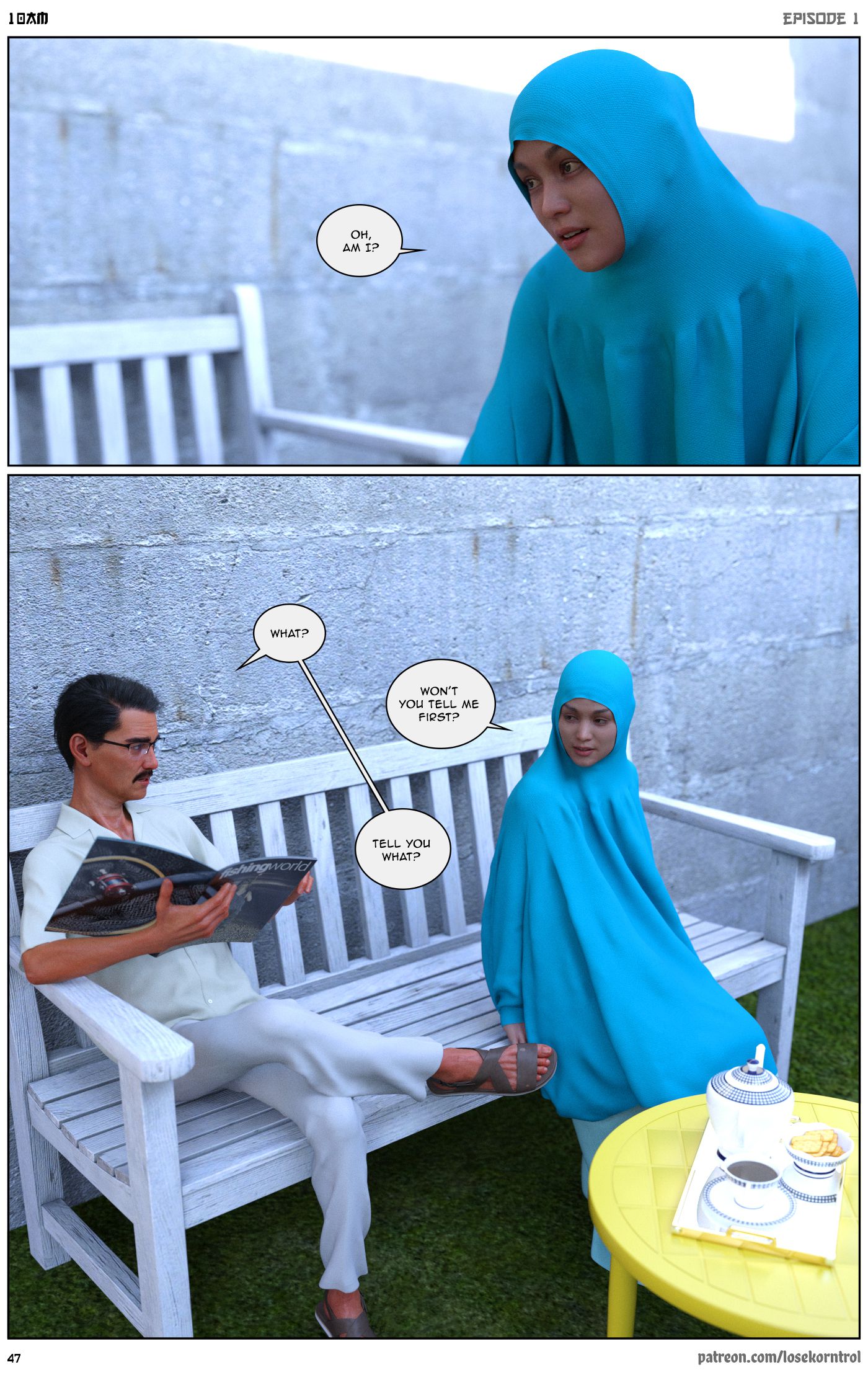 10 AM [LoseKorntrol, Hijab 3DX] Chapter 1 - Page 48
