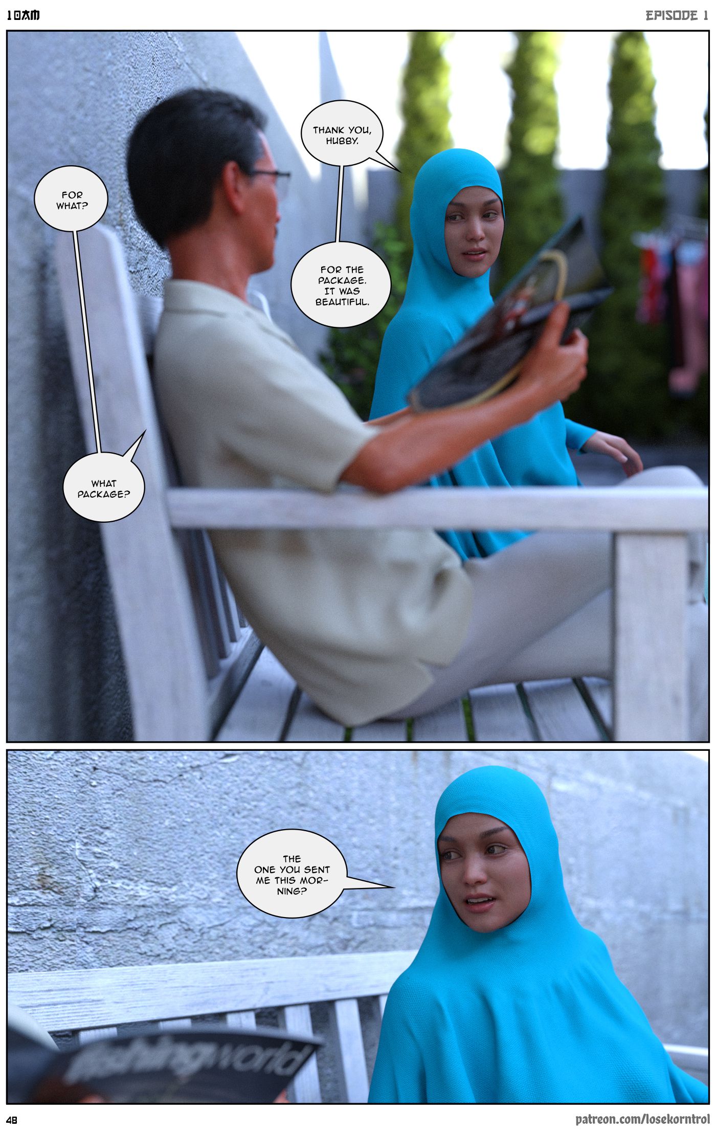 10 AM [LoseKorntrol, Hijab 3DX] Chapter 1 - Page 49