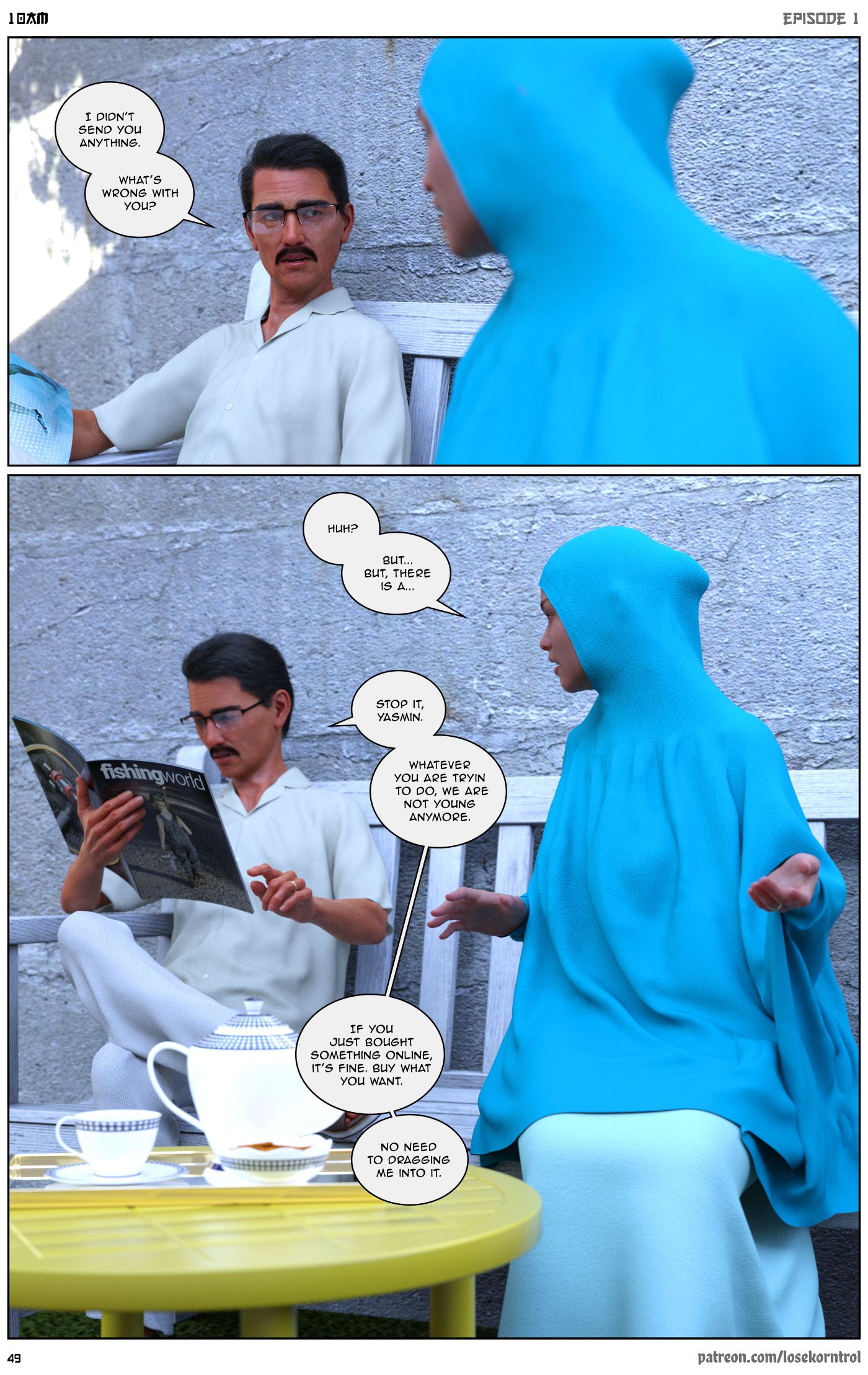 10 AM [LoseKorntrol, Hijab 3DX] Chapter 1 - Page 50
