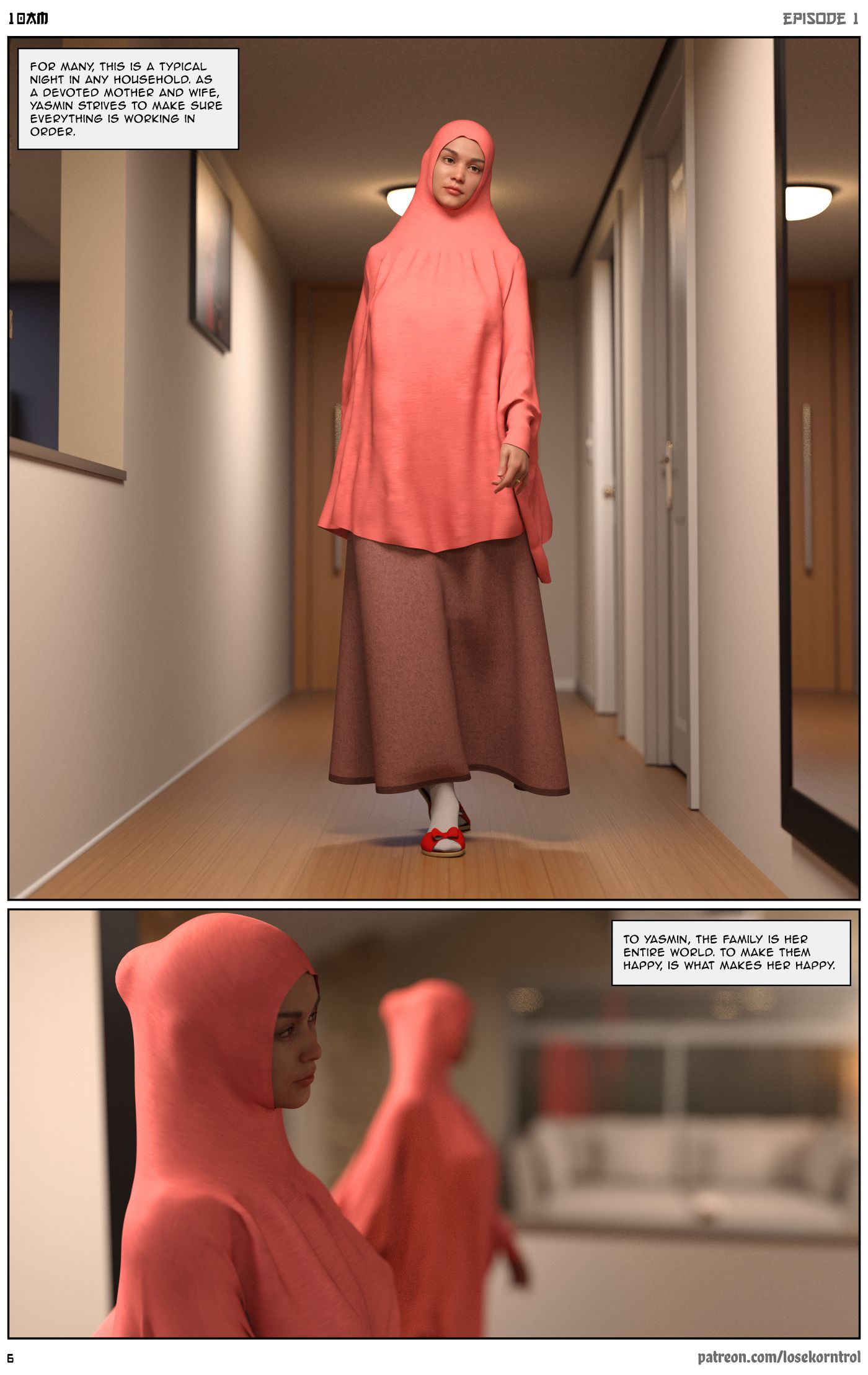 10 AM [LoseKorntrol, Hijab 3DX] Chapter 1 - Page 7