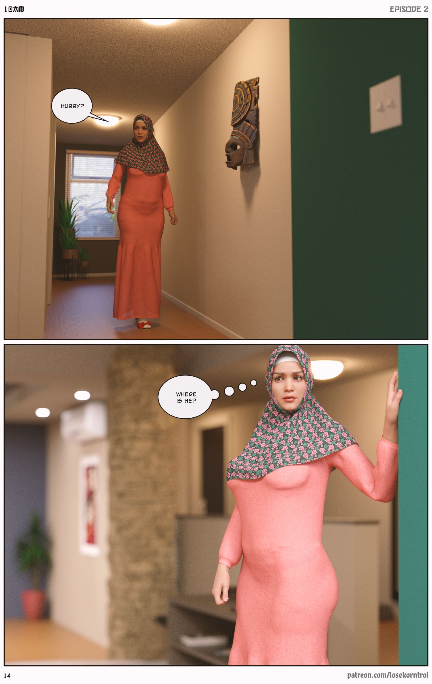 10 AM [LoseKorntrol, Hijab 3DX] Chapter 2 - Page 14
