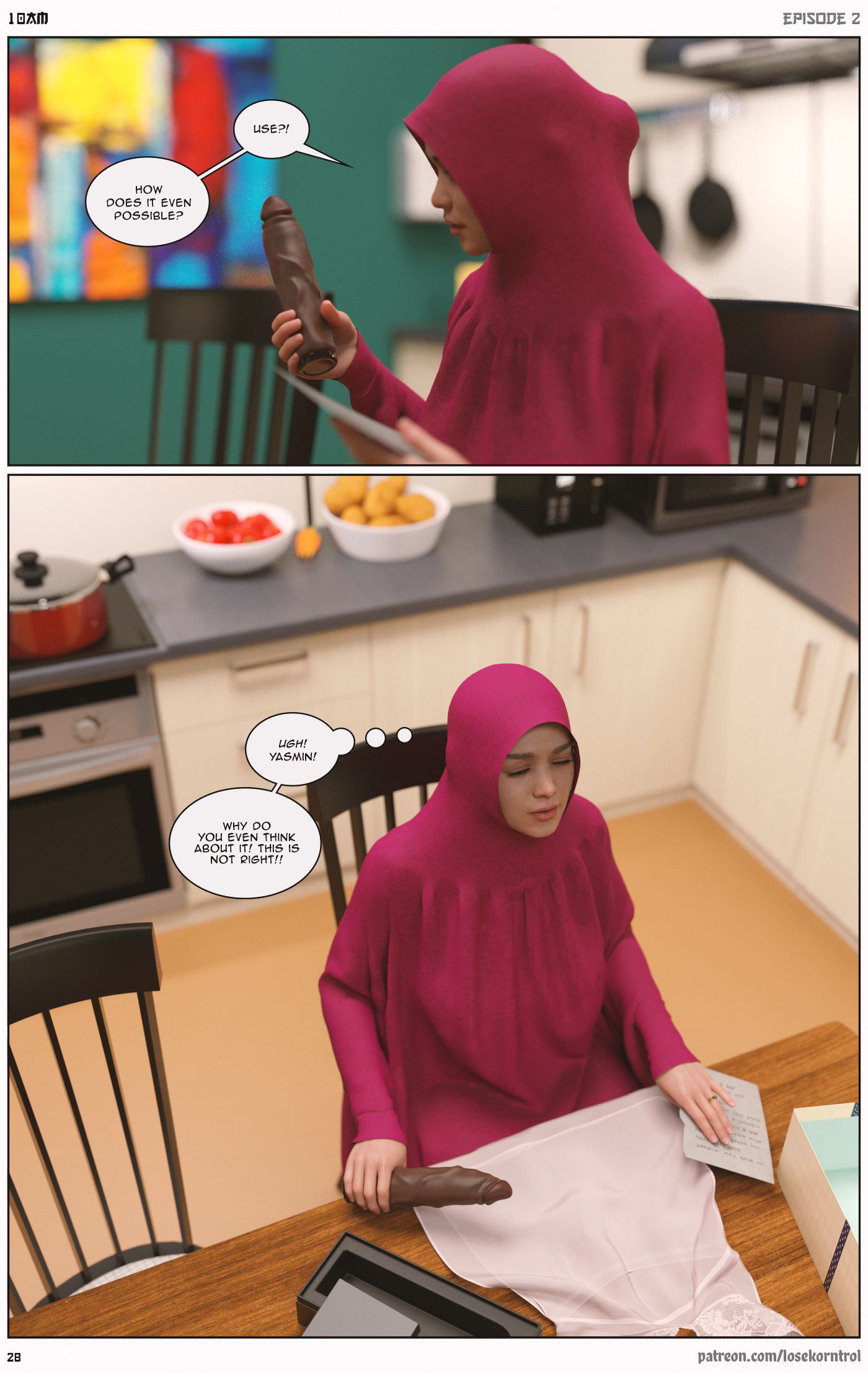 10 AM [LoseKorntrol, Hijab 3DX] Chapter 2 - Page 28