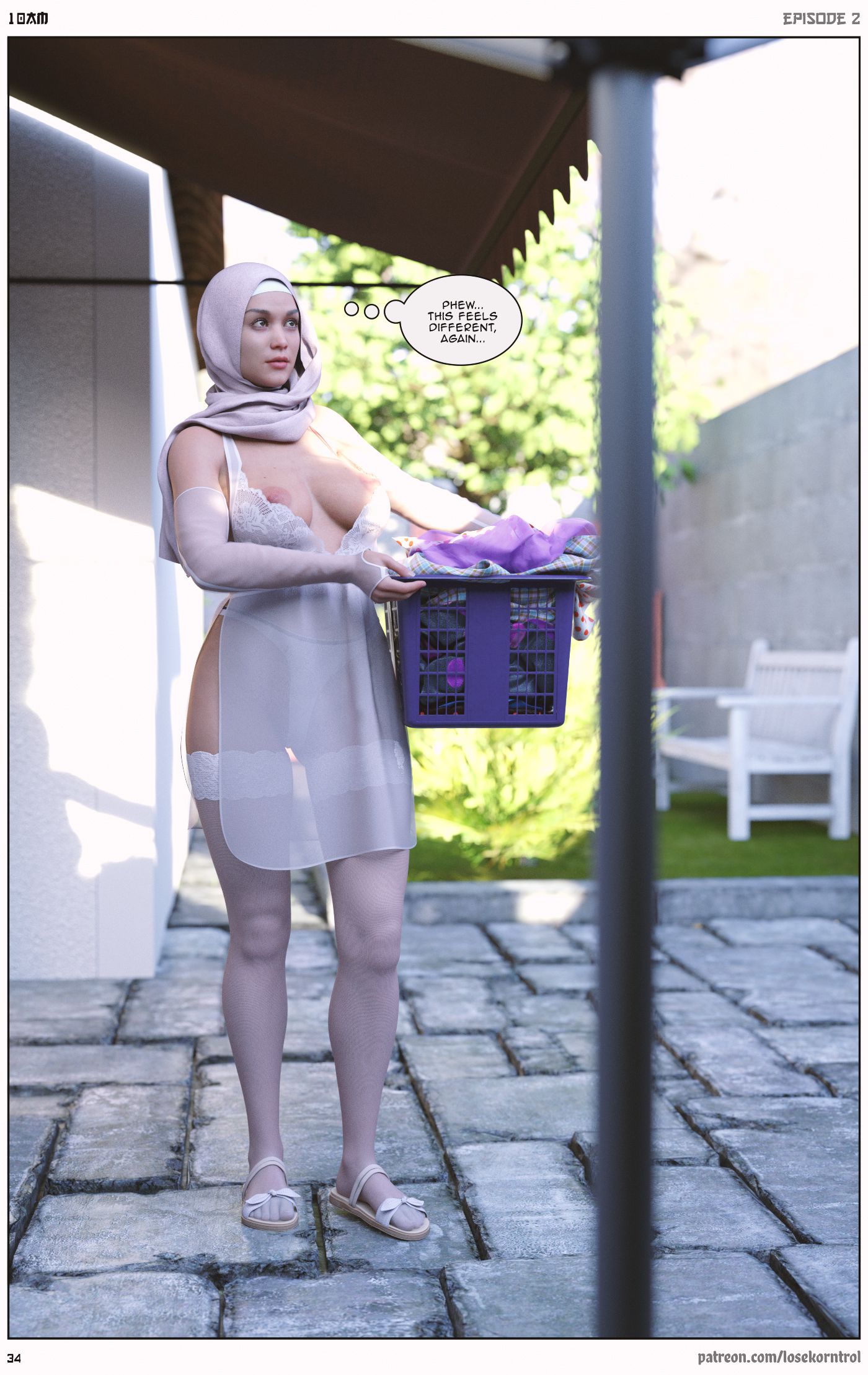 10 AM [LoseKorntrol, Hijab 3DX] Chapter 2 - Page 34