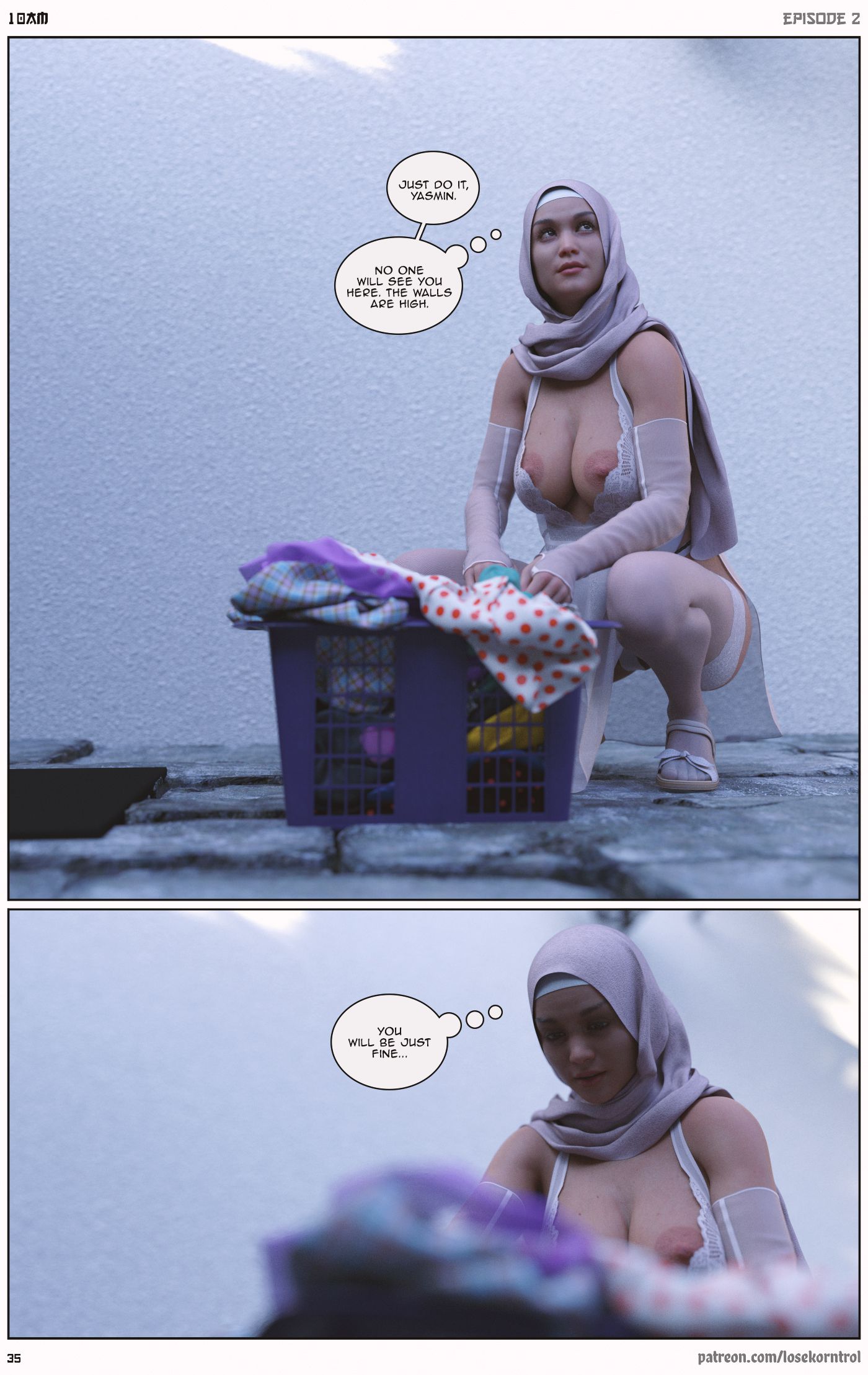10 AM [LoseKorntrol, Hijab 3DX] Chapter 2 - Page 35