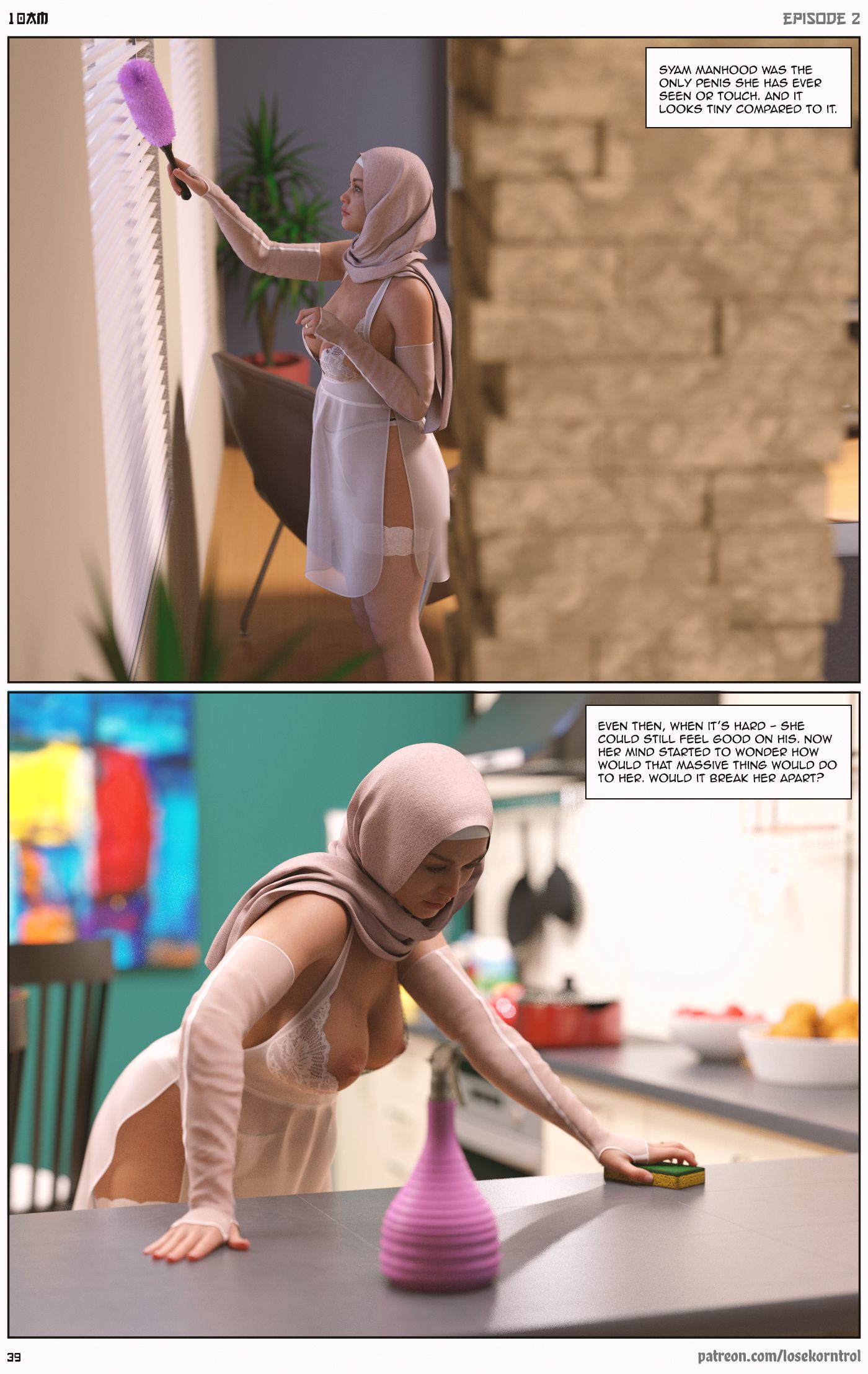 10 AM [LoseKorntrol, Hijab 3DX] Chapter 2 - Page 39