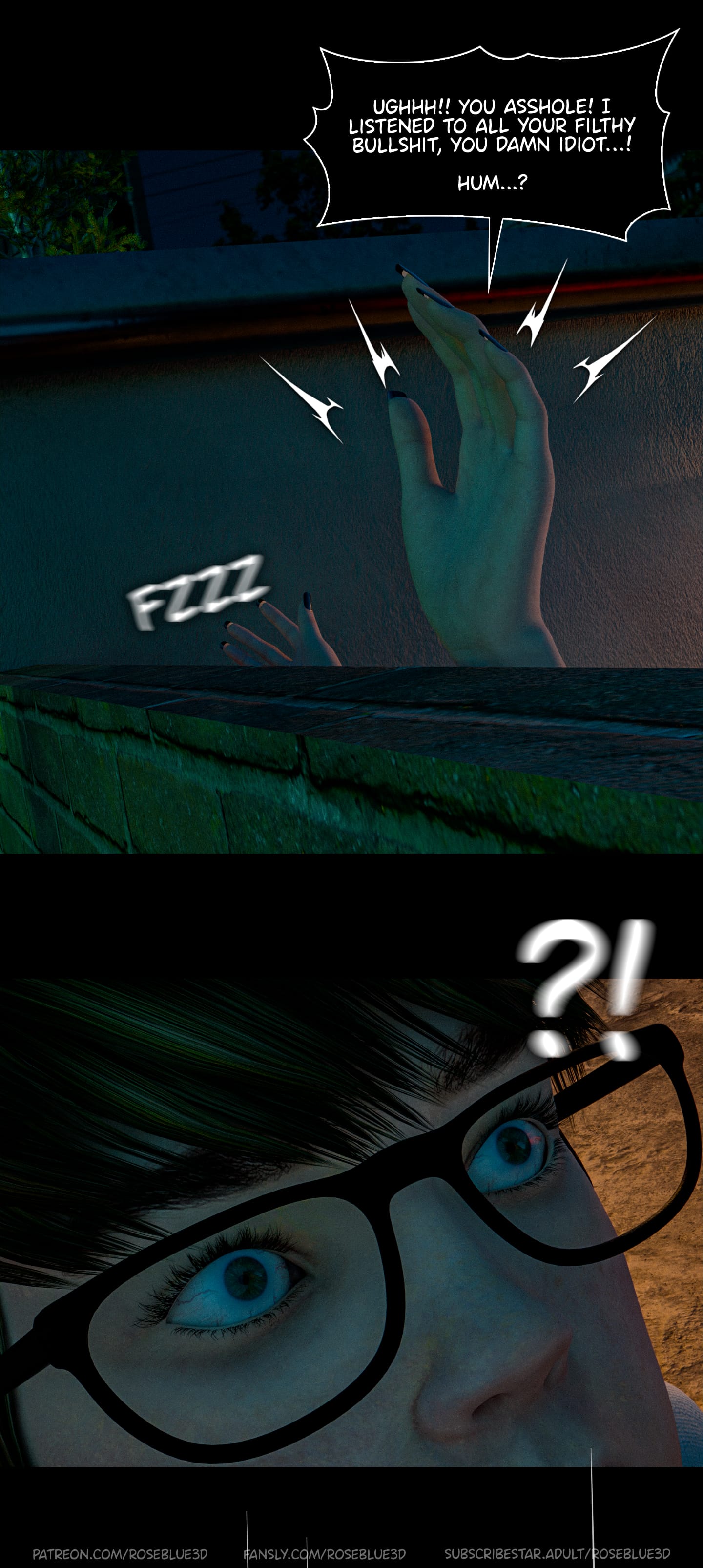 My Neighbor’s Widow [Rose Blue 3D] Chapter 46 - Page 117