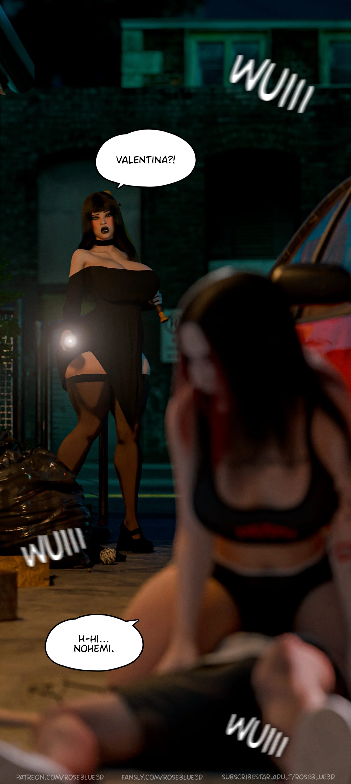 My Neighbor’s Widow [Rose Blue 3D] Chapter 46 - Page 123