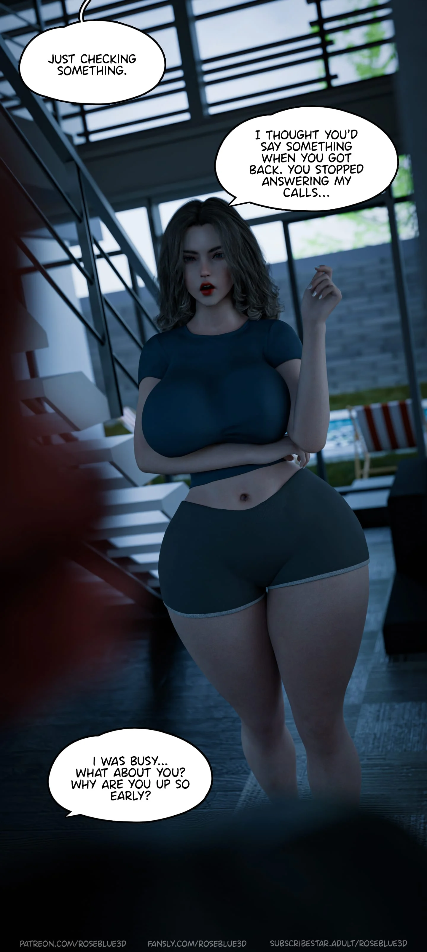 My Neighbor’s Widow [Rose Blue 3D] Chapter 46 - Page 7