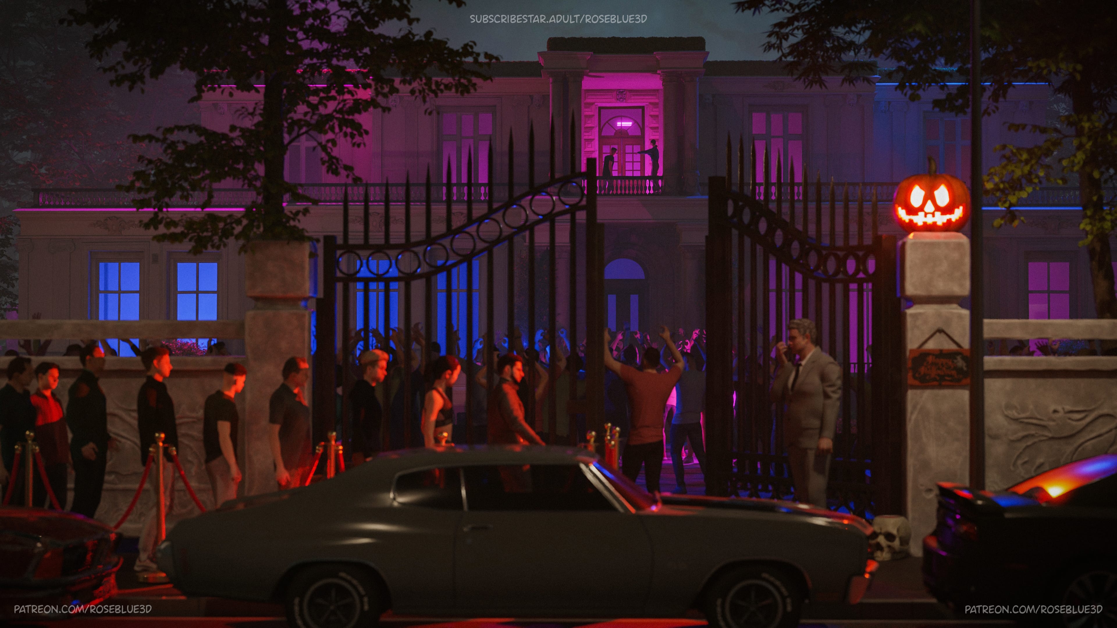 My Neighbor’s Widow [Rose Blue 3D] Chapter 47.5 - Page 2