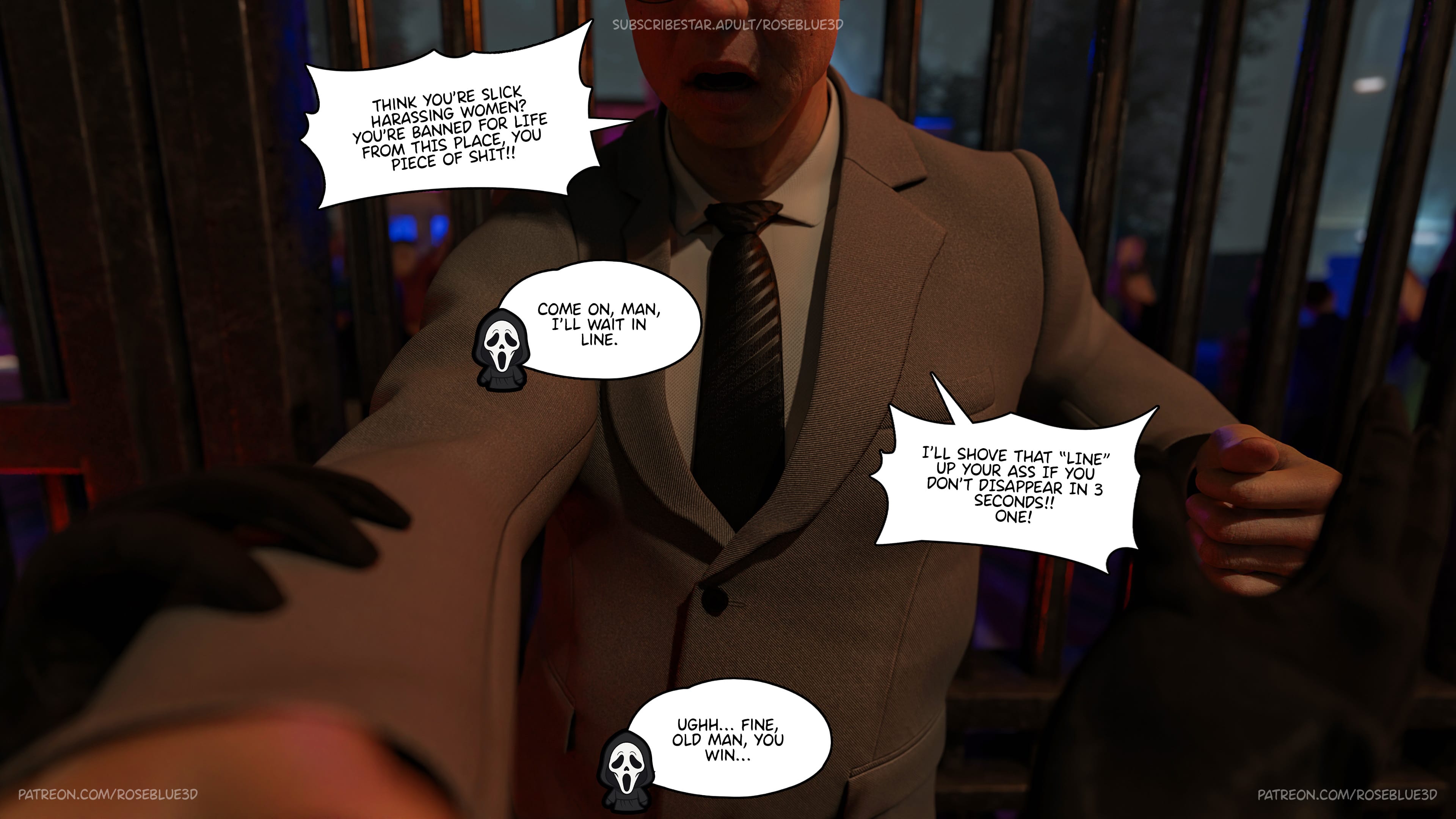 My Neighbor’s Widow [Rose Blue 3D] Chapter 47.5 - Page 9