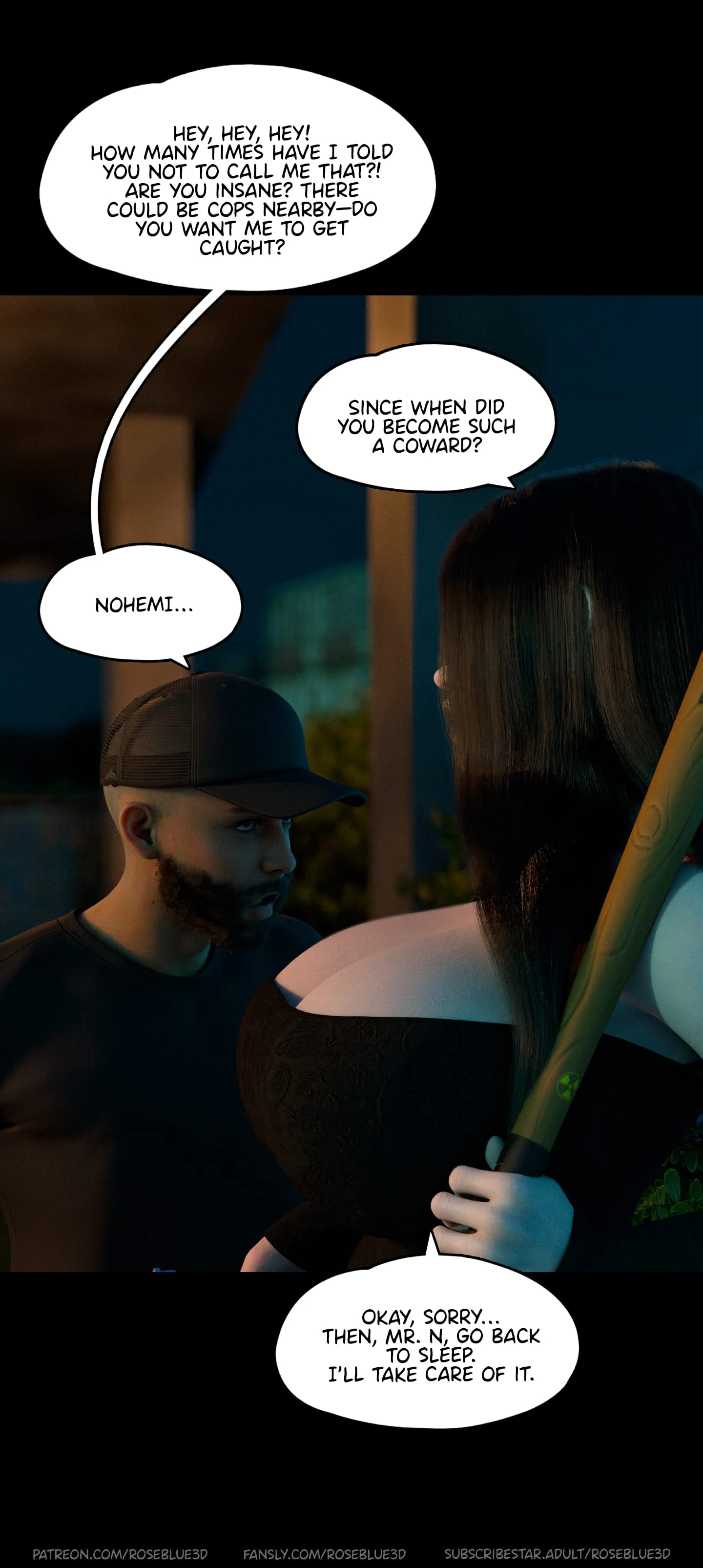 My Neighbor’s Widow [Rose Blue 3D] Chapter 47 - Page 17