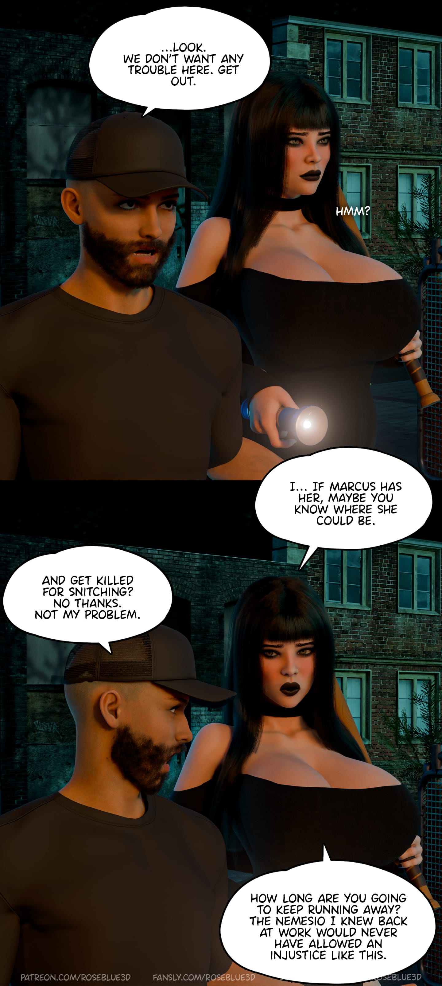 My Neighbor’s Widow [Rose Blue 3D] Chapter 47 - Page 22