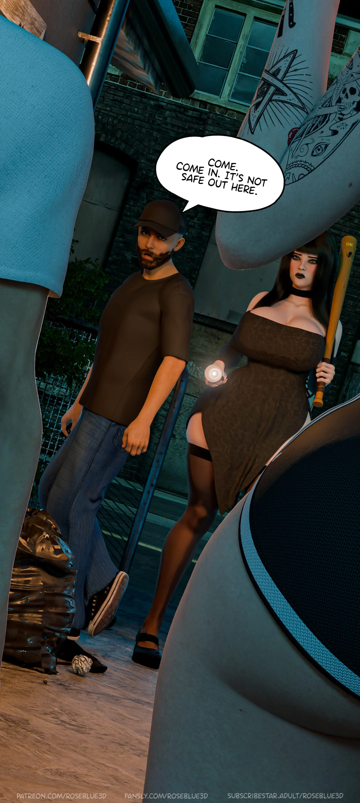 My Neighbor’s Widow [Rose Blue 3D] Chapter 47 - Page 29