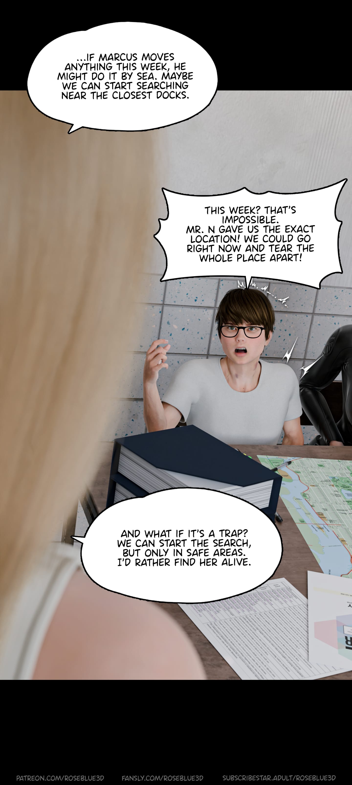 My Neighbor’s Widow [Rose Blue 3D] Chapter 47 - Page 35