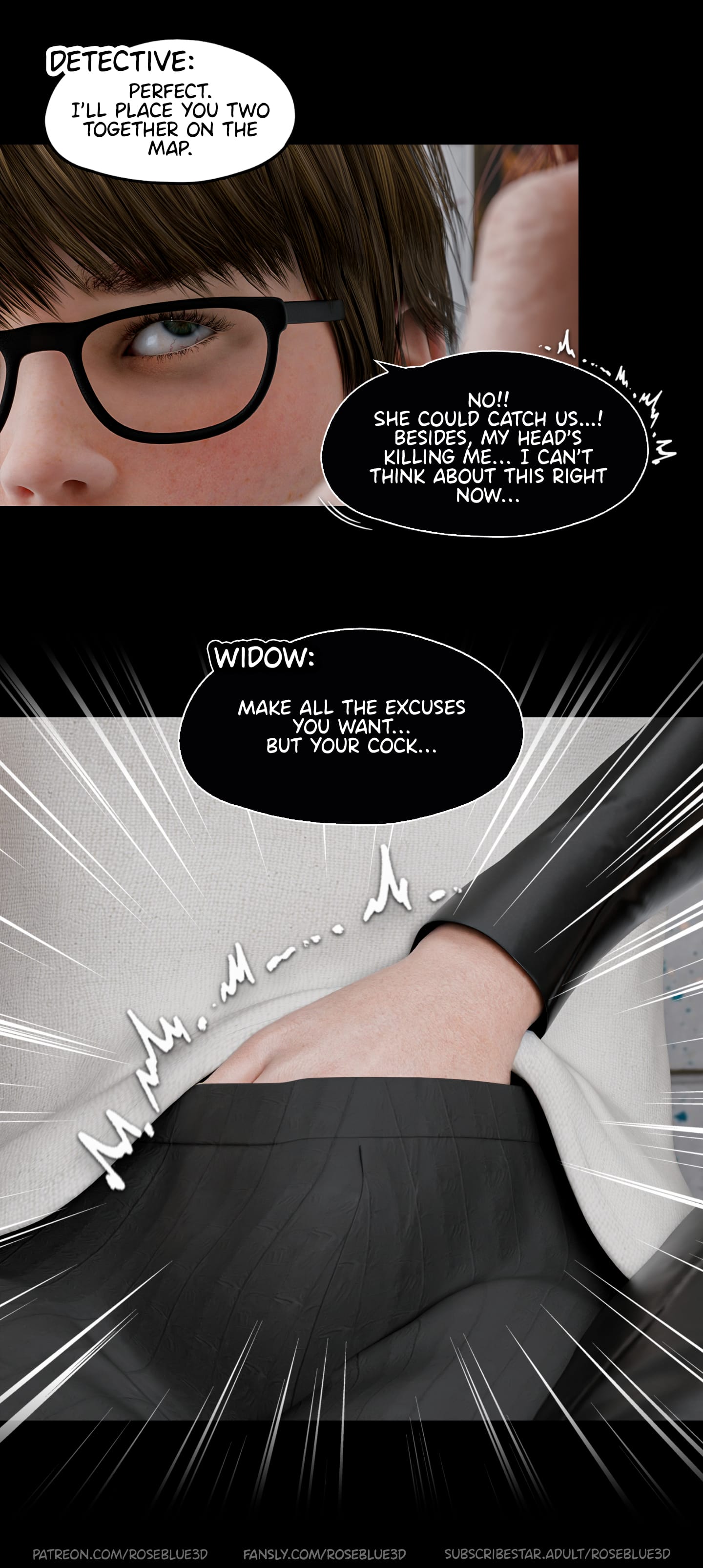 My Neighbor’s Widow [Rose Blue 3D] Chapter 47 - Page 56