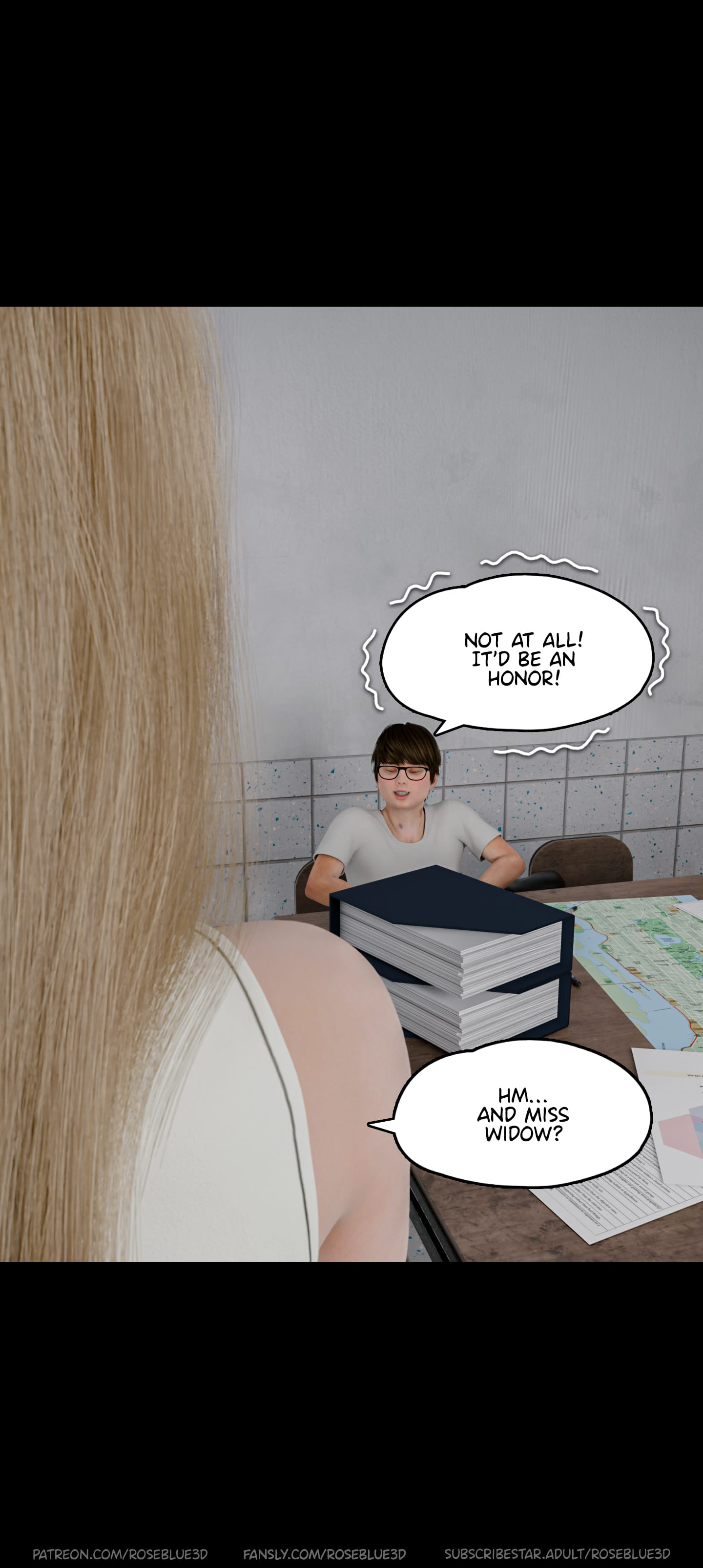 My Neighbor’s Widow [Rose Blue 3D] Chapter 47 - Page 71