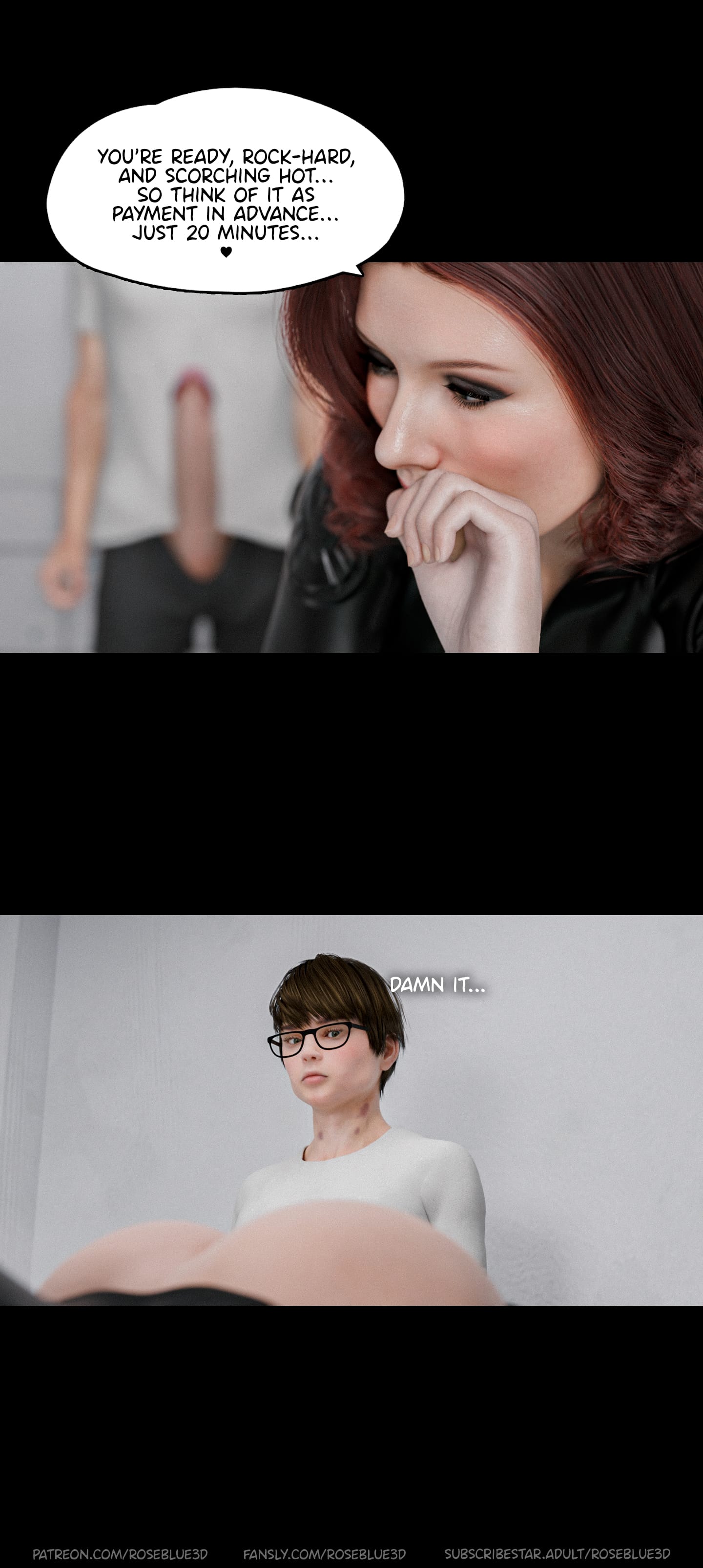 My Neighbor’s Widow [Rose Blue 3D] Chapter 47 - Page 90