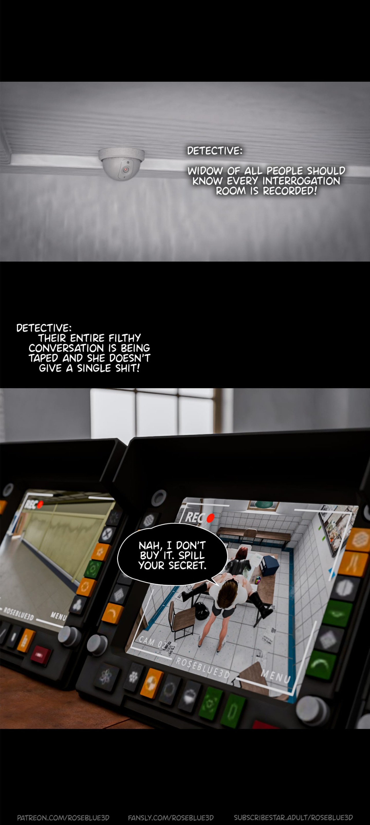 My Neighbor’s Widow [Rose Blue 3D] Chapter 48 - Page 19