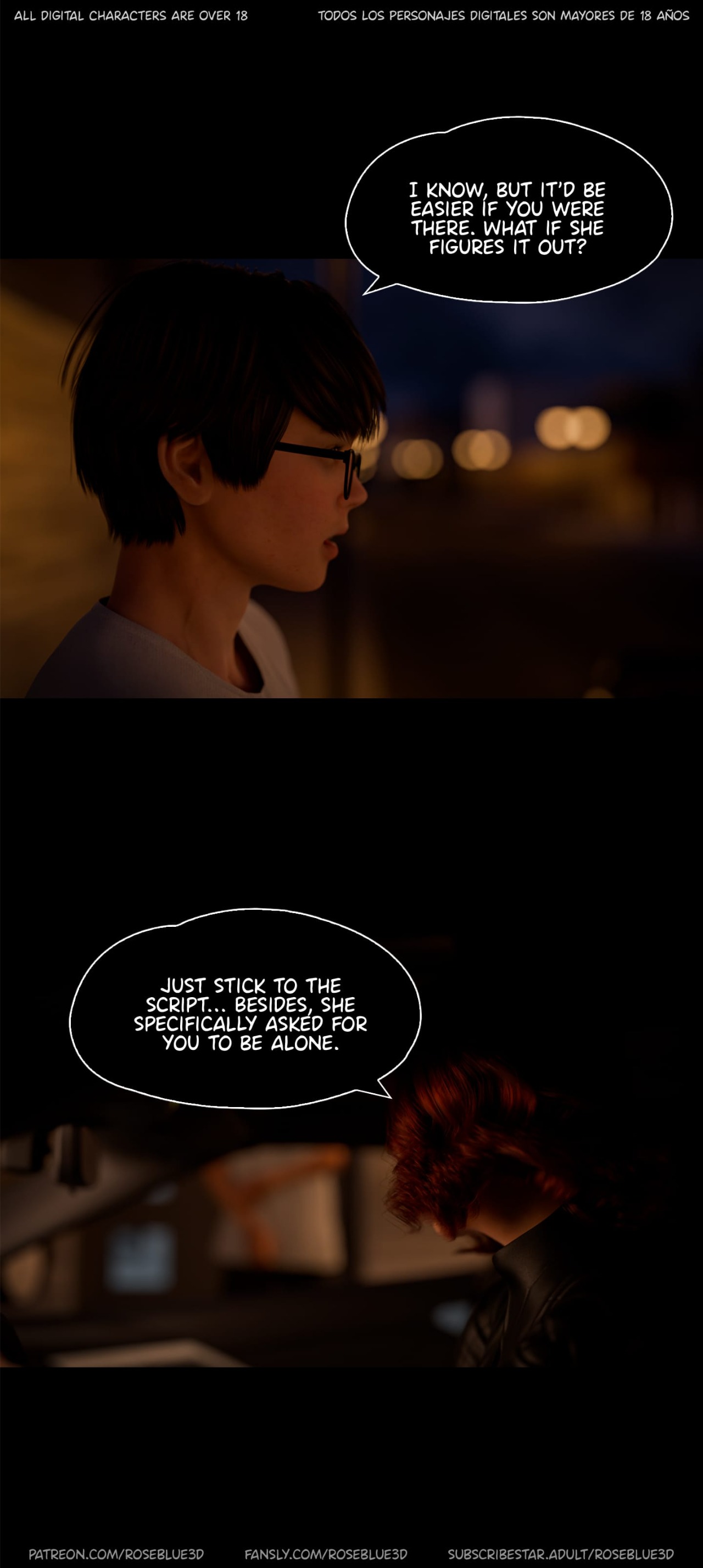 My Neighbor’s Widow [Rose Blue 3D] Chapter 48 - Page 104