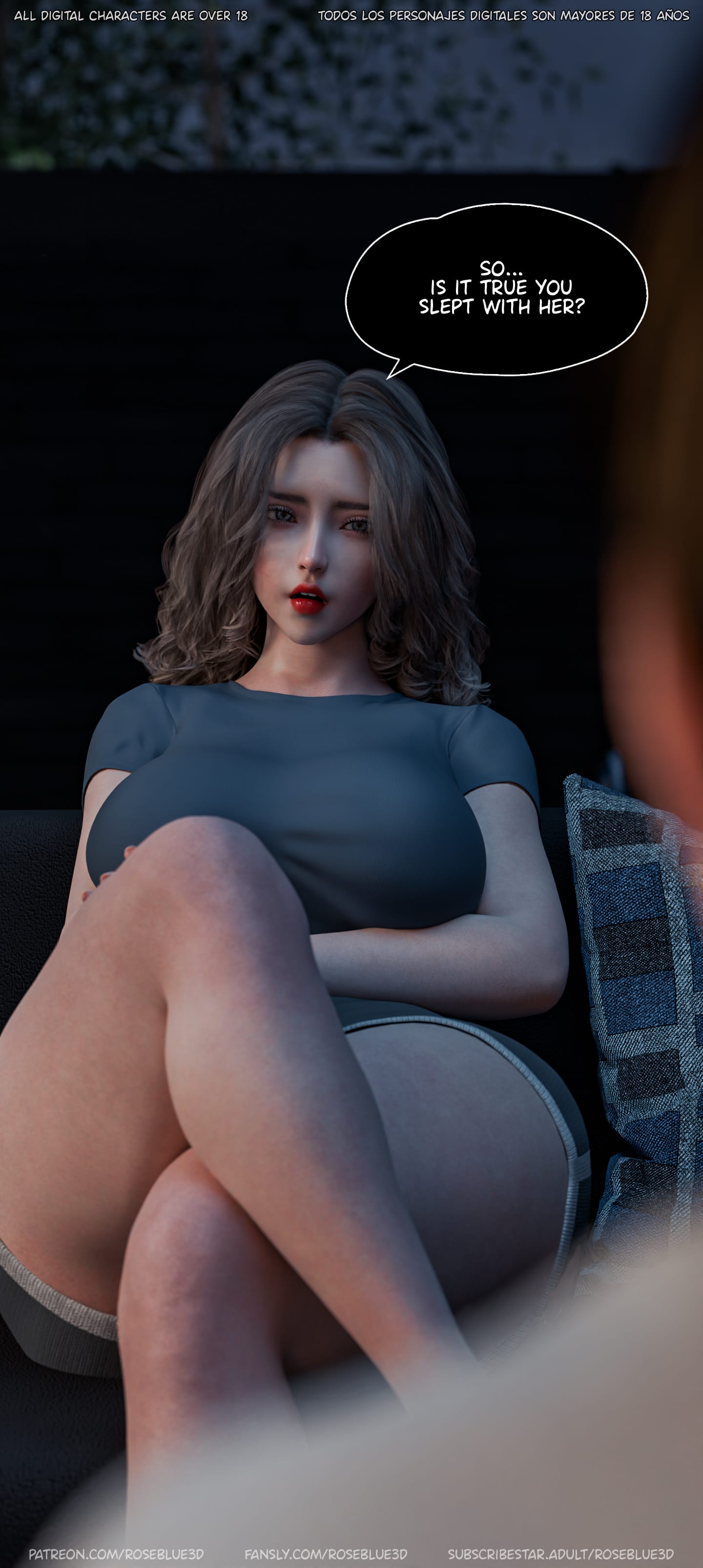 My Neighbor’s Widow [Rose Blue 3D] Chapter 49 - Page 12