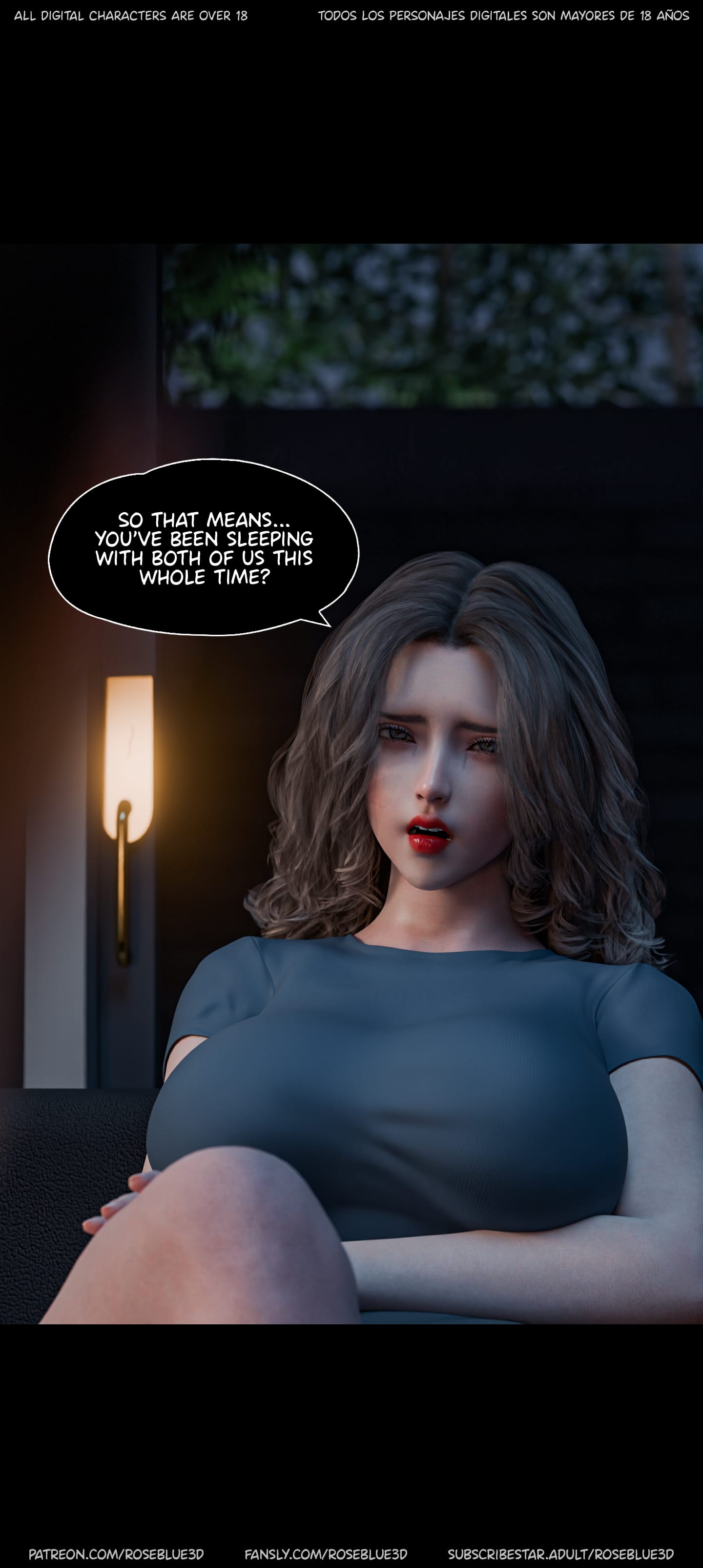 My Neighbor’s Widow [Rose Blue 3D] Chapter 49 - Page 17