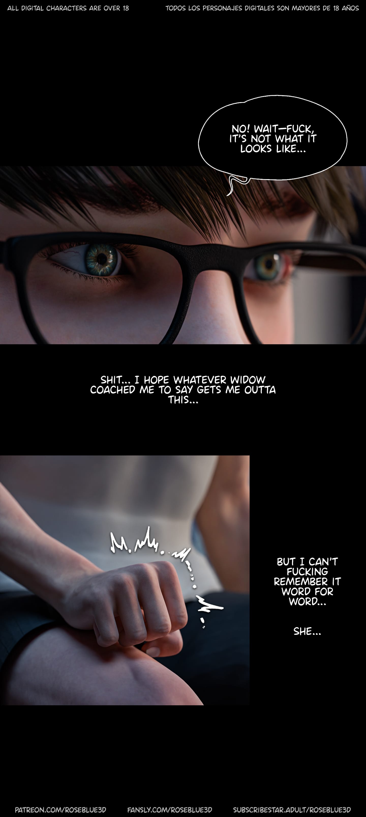 My Neighbor’s Widow [Rose Blue 3D] Chapter 49 - Page 18