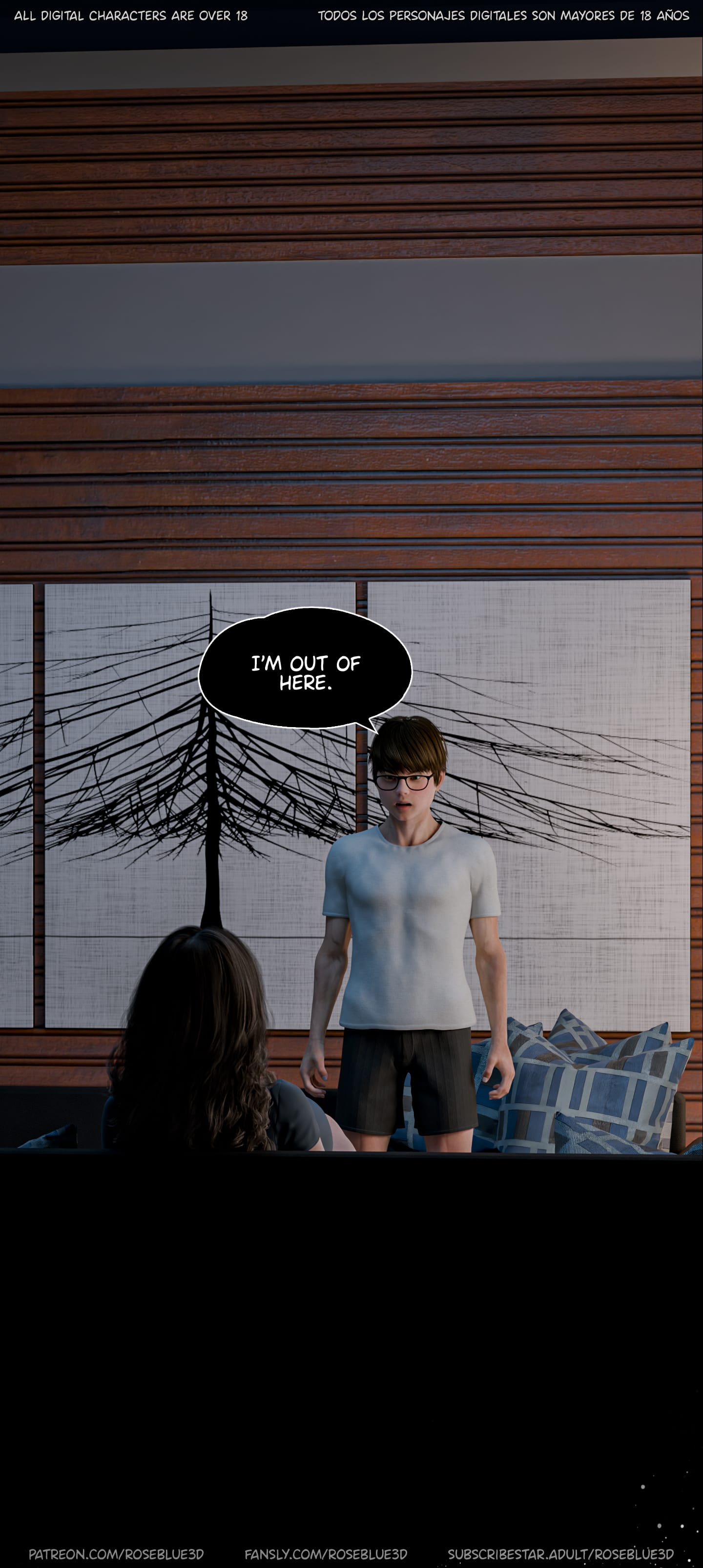 My Neighbor’s Widow [Rose Blue 3D] Chapter 49 - Page 85