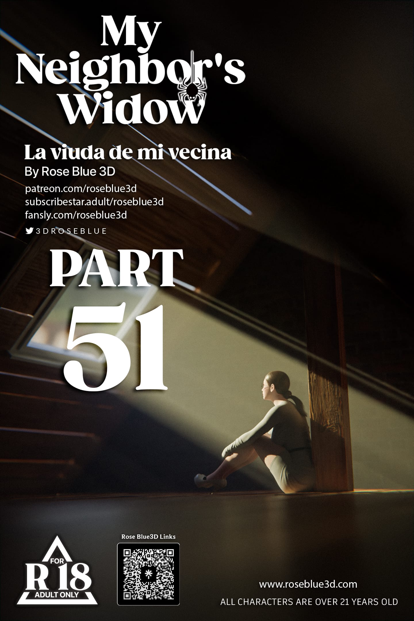 My Neighbor’s Widow [Rose Blue 3D] Chapter 51 - Page 1