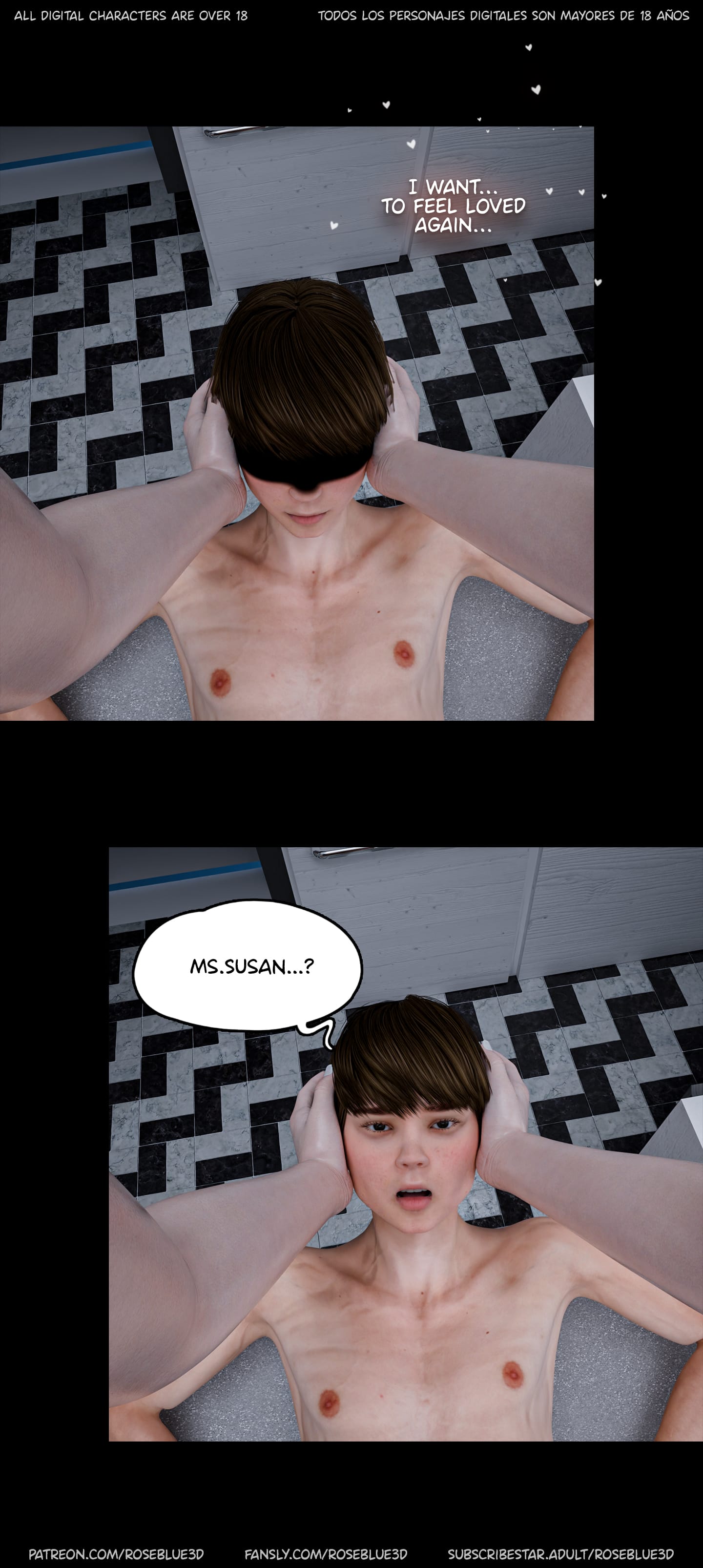 My Neighbor’s Widow [Rose Blue 3D] Chapter 51 - Page 129