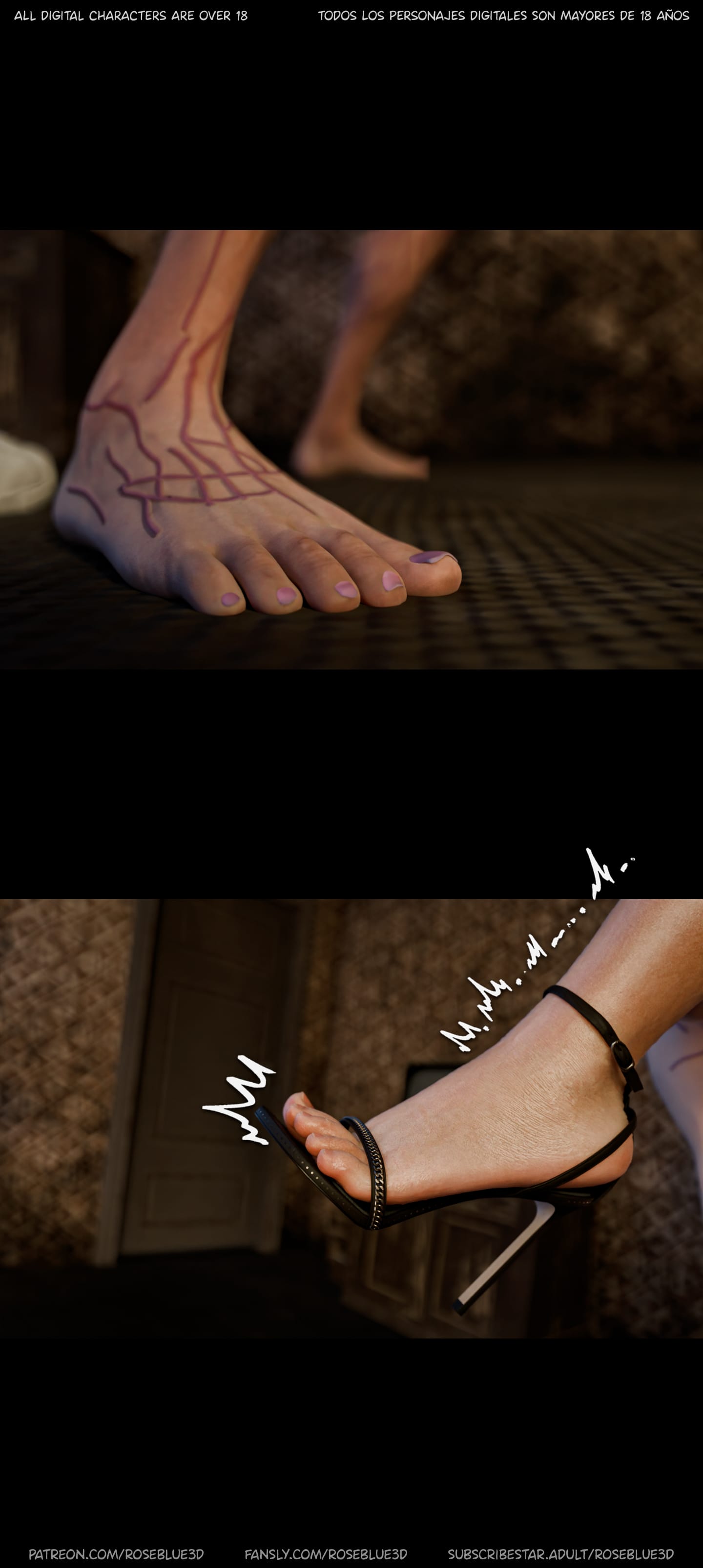 My Neighbor’s Widow [Rose Blue 3D] Chapter 51 - Page 140