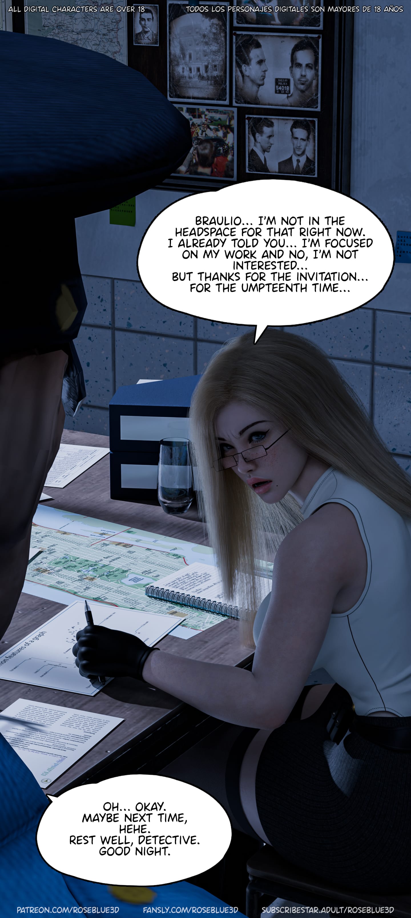 My Neighbor’s Widow [Rose Blue 3D] Chapter 52 - Page 8