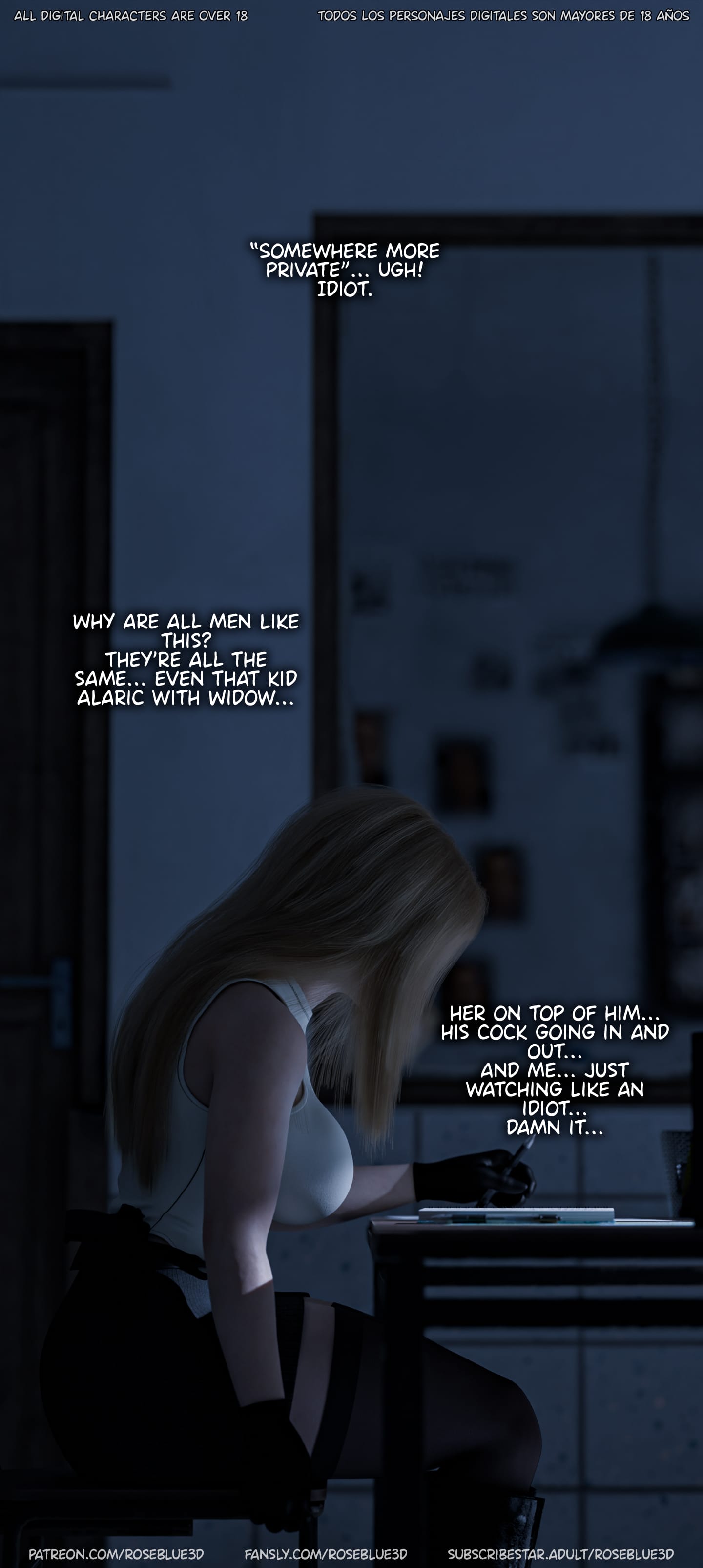 My Neighbor’s Widow [Rose Blue 3D] Chapter 52 - Page 9