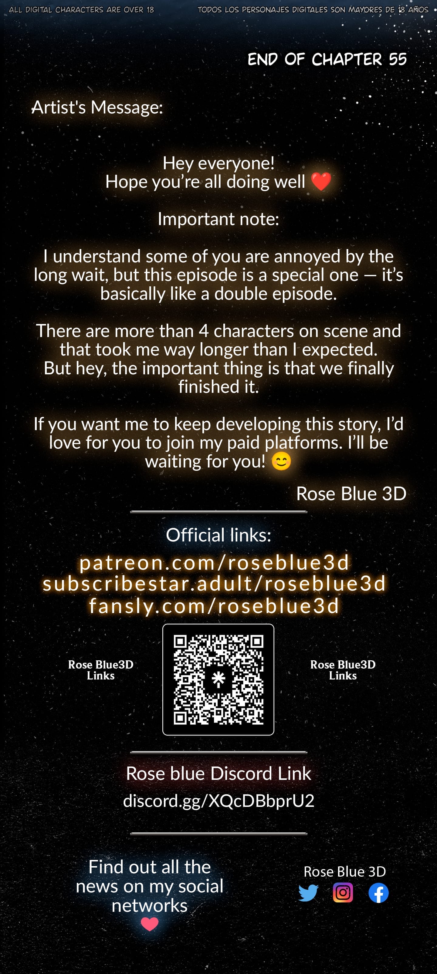 My Neighbor’s Widow [Rose Blue 3D] Chapter 55 - Page 183