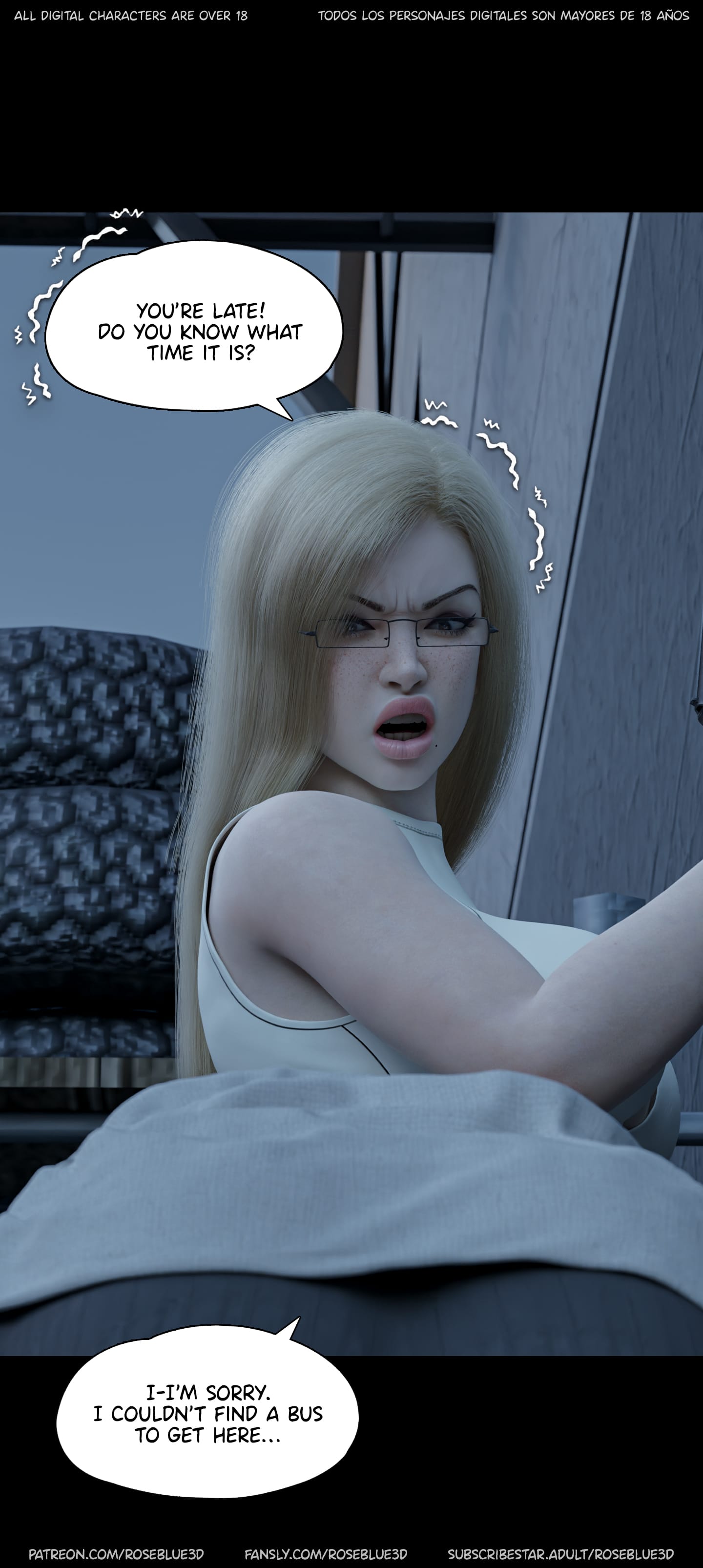 My Neighbor’s Widow [Rose Blue 3D] Chapter 56 - Page 43