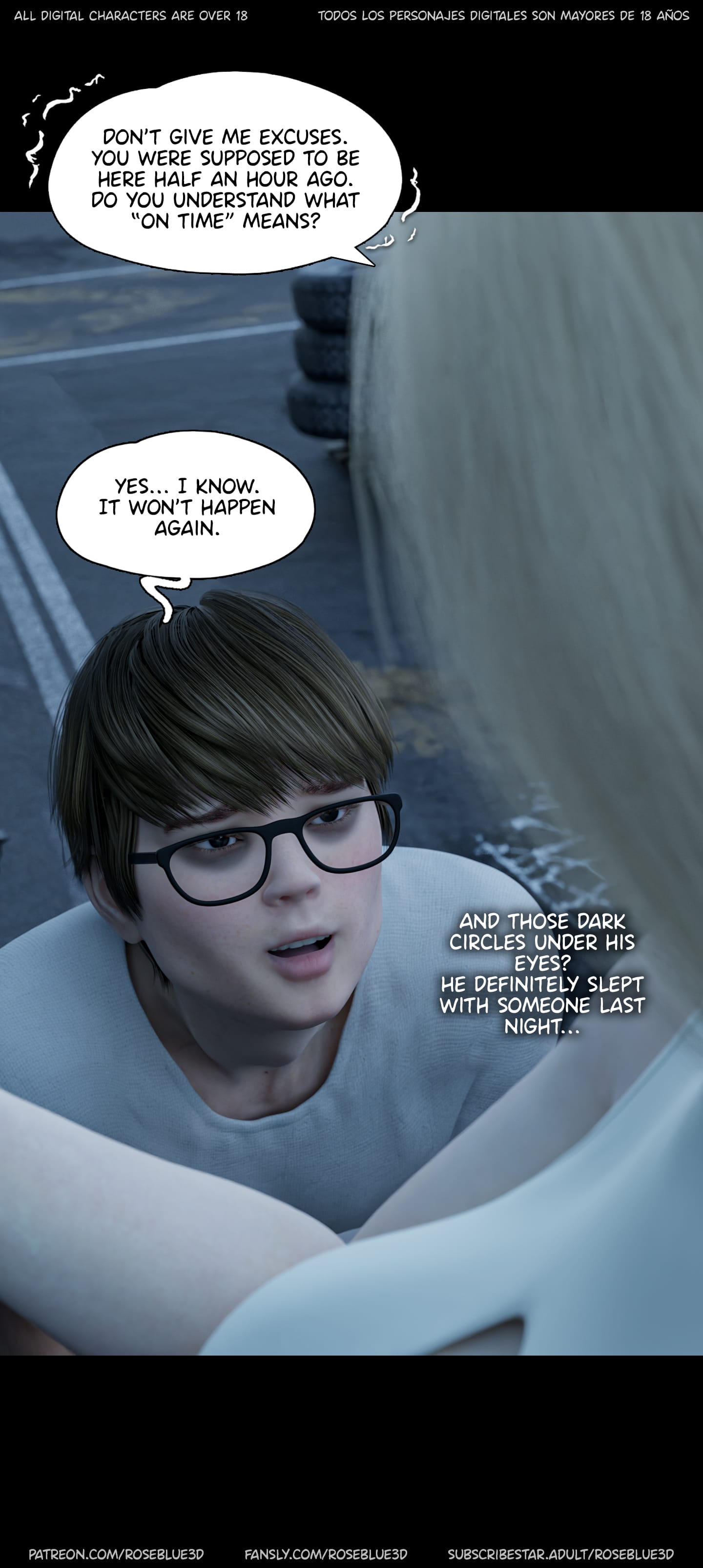 My Neighbor’s Widow [Rose Blue 3D] Chapter 56 - Page 44