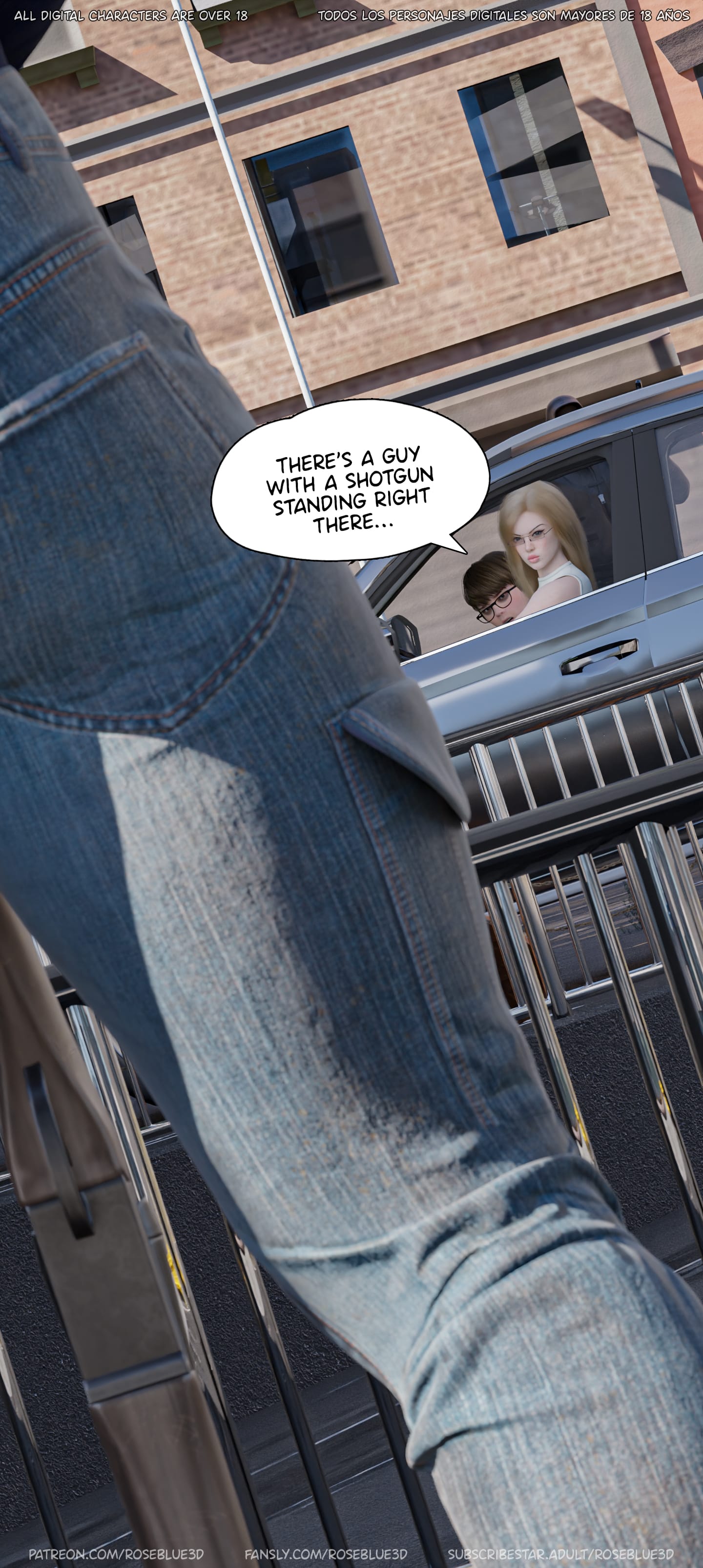 My Neighbor’s Widow [Rose Blue 3D] Chapter 56 - Page 94