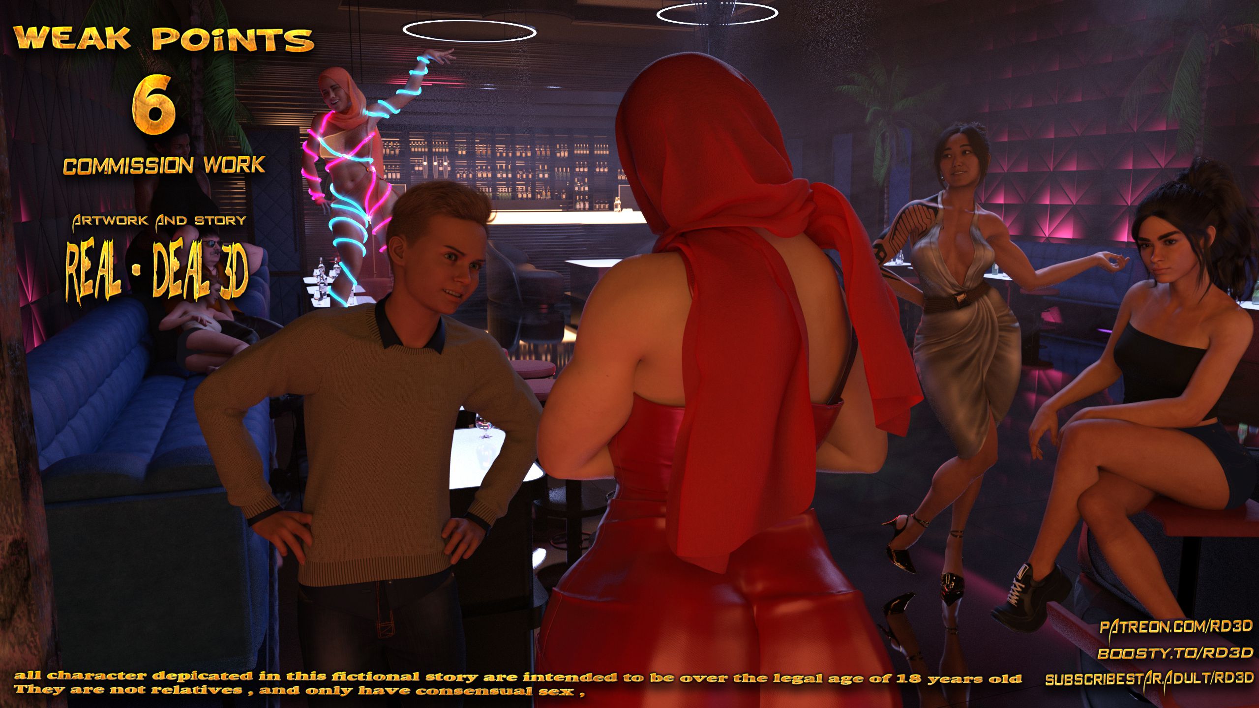 Commissions and MISC [Real-Deal 3D] Weak Points 6 - Page 1