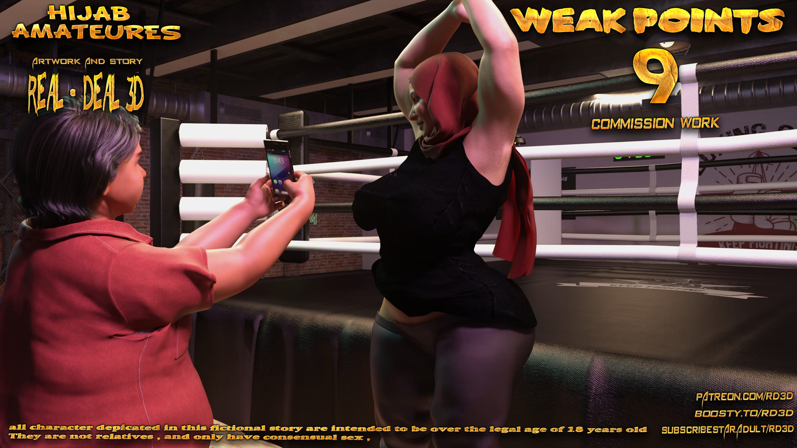 Commissions and MISC [Real-Deal 3D] Weak Points 9 - Page 1