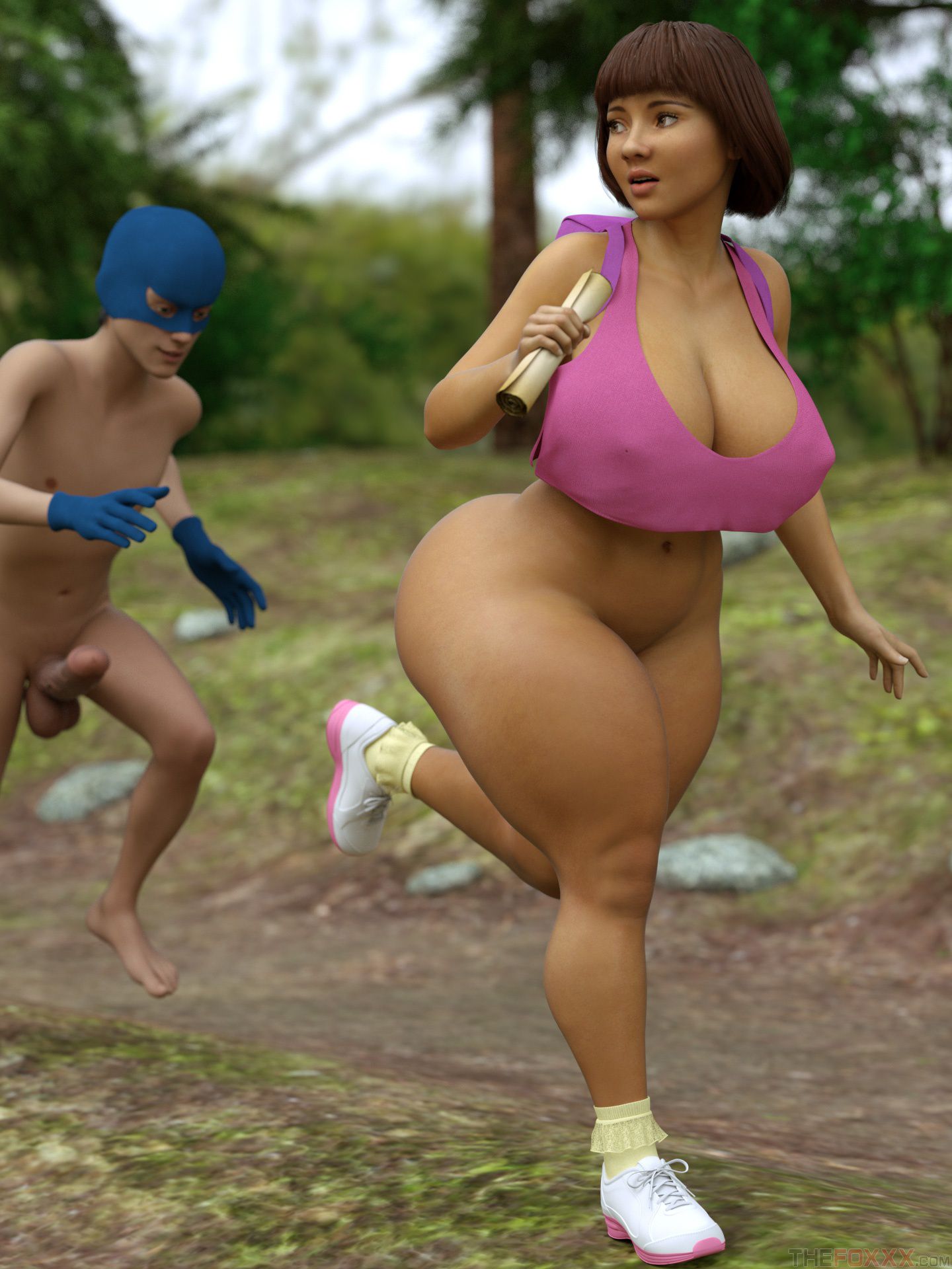 Gloria Cosplay Whora (Dora The Explorer) [The FOXXX] Chapter 1 - Page 24