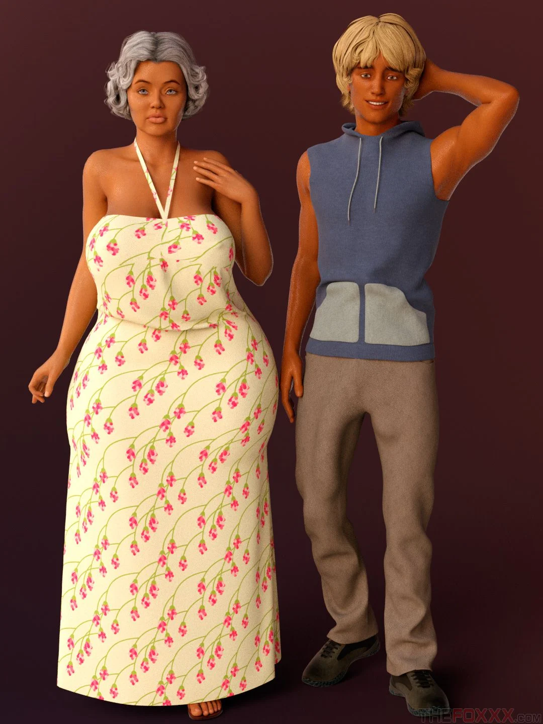 Artworks, Pinups, Other Stuff [The FOXXX] Grandma Fatassi And Reed Luvass - Page 1