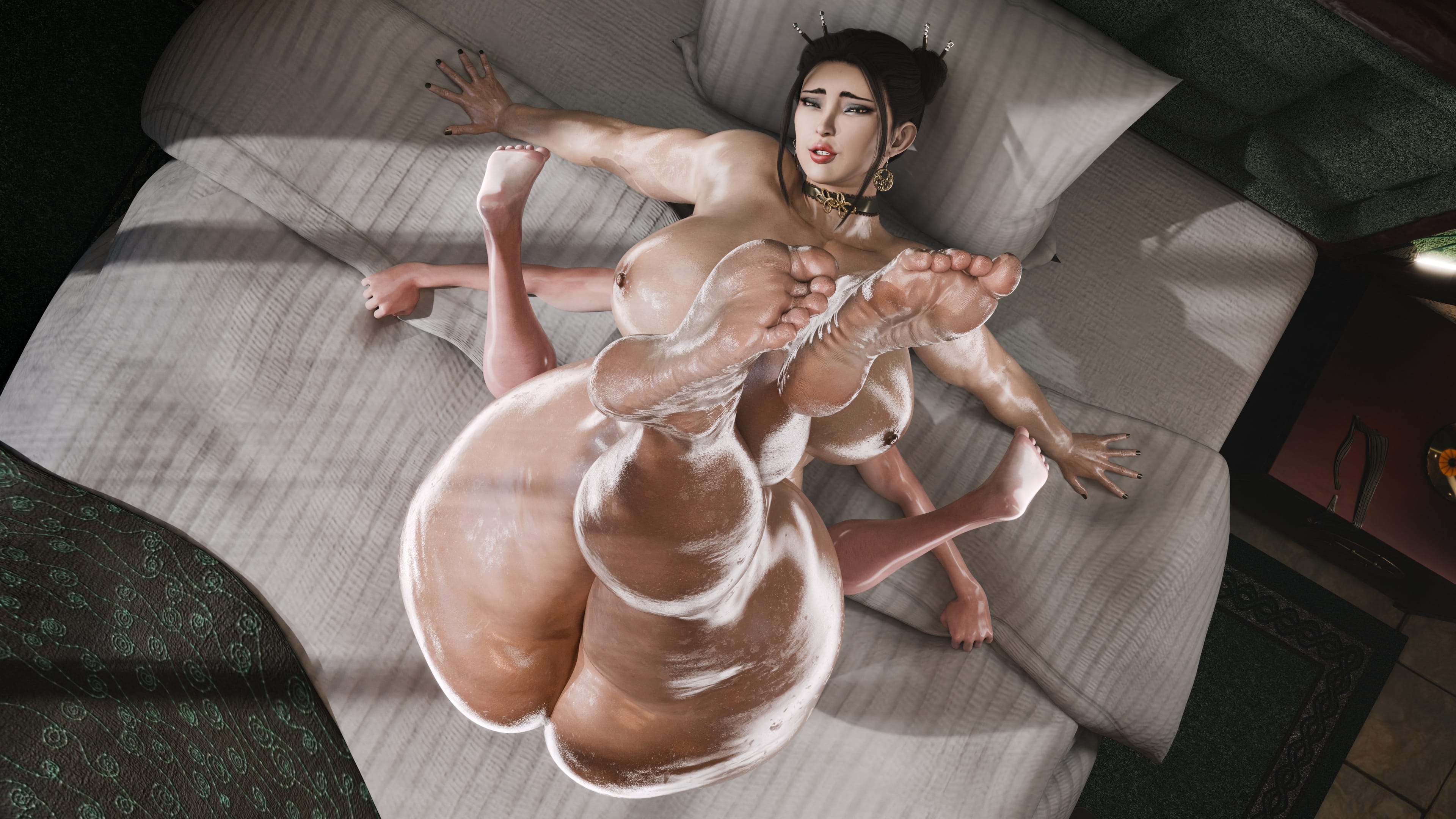 Chun-Li (Street Fighter) [PervertMuffinMajima] Chun-Li's Favorite Student 3 - Textless - Chapter 7 - Page 198