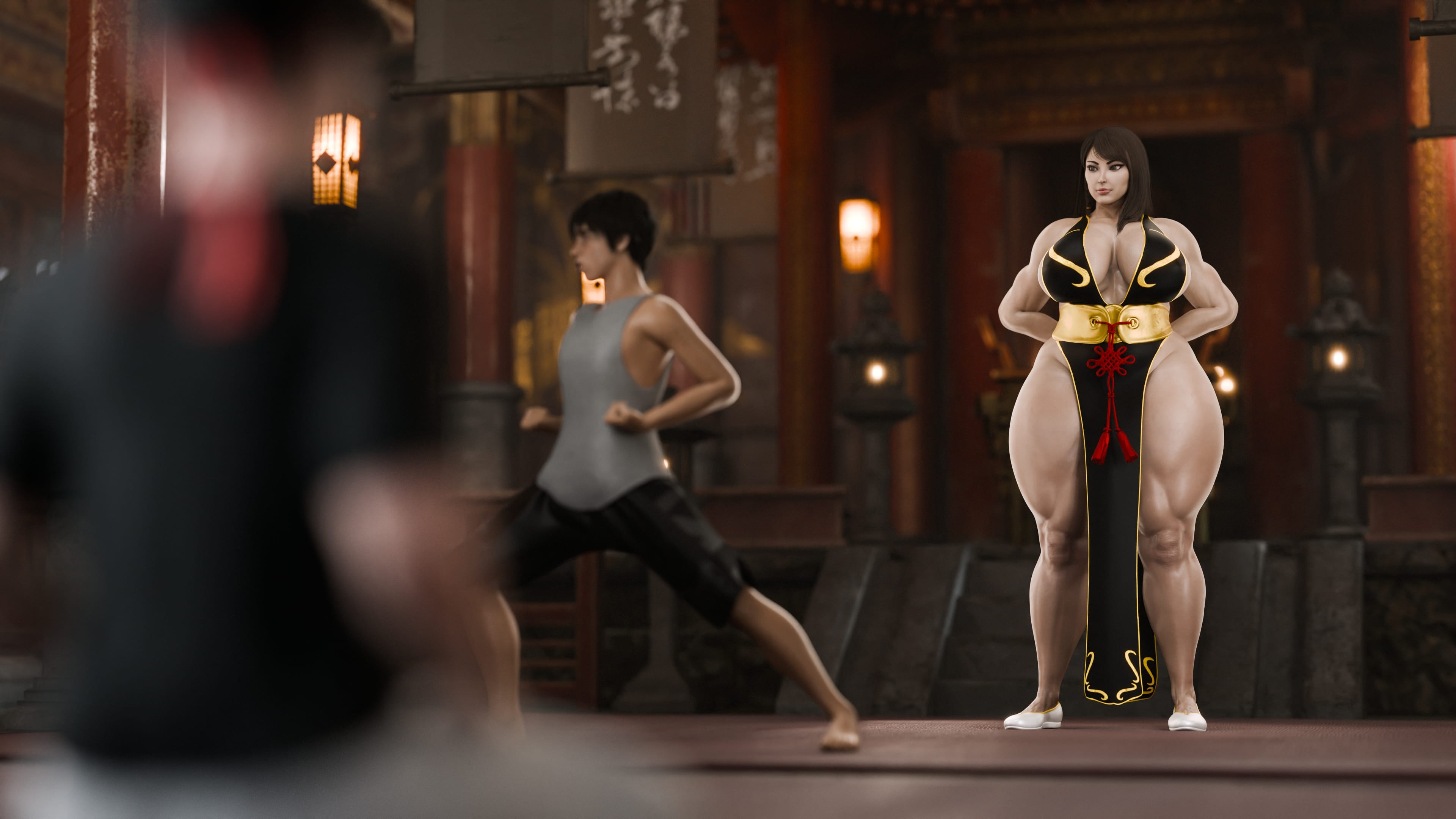 Chun-Li (Street Fighter) [PervertMuffinMajima] Chun-Li's Favorite Student 3 - Textless - Chapter 7 - Page 209