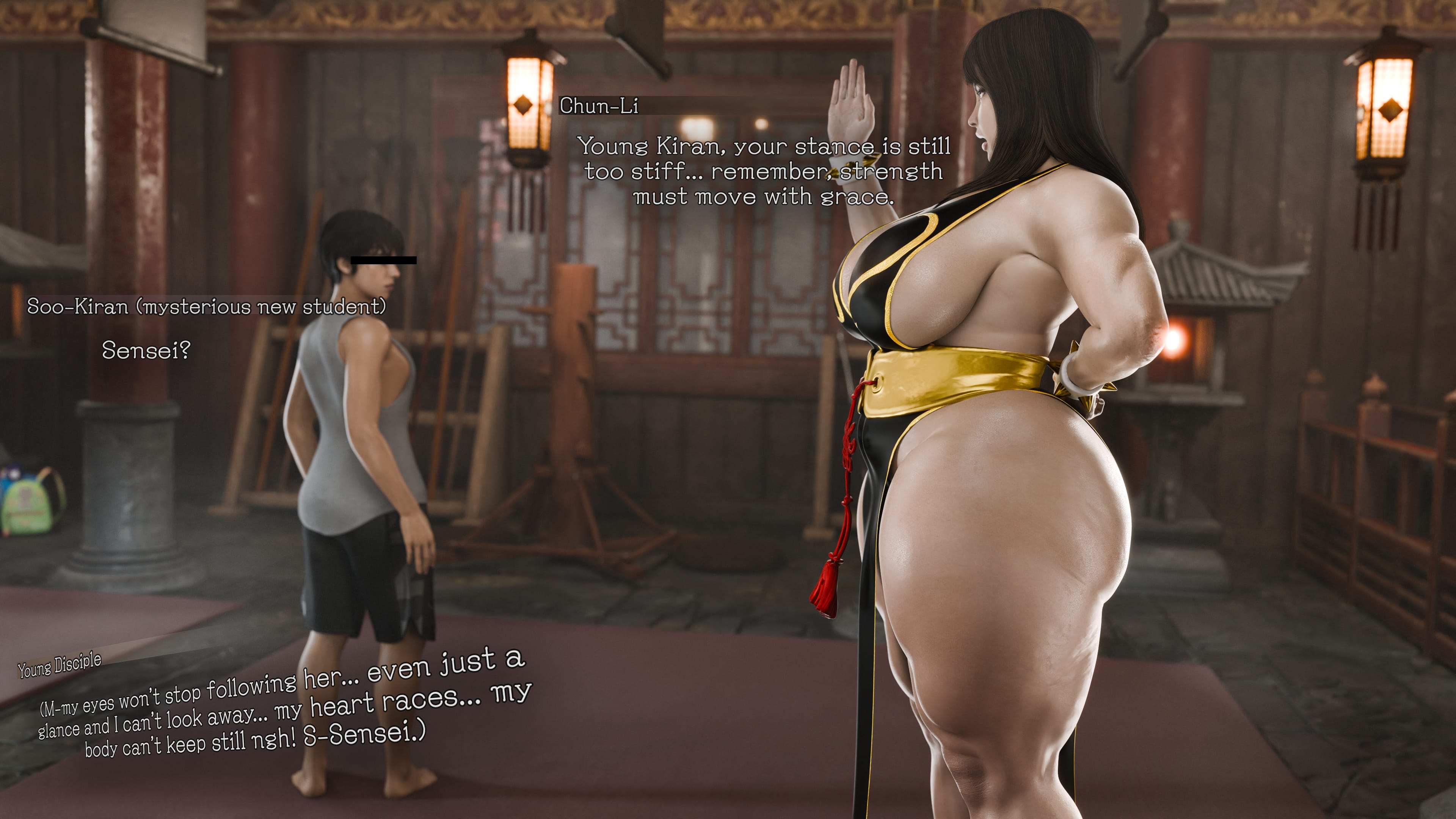 Chun-Li (Street Fighter) [PervertMuffinMajima] Chun-Li's Favorite Student 3 - Chapter 7 - Page 30