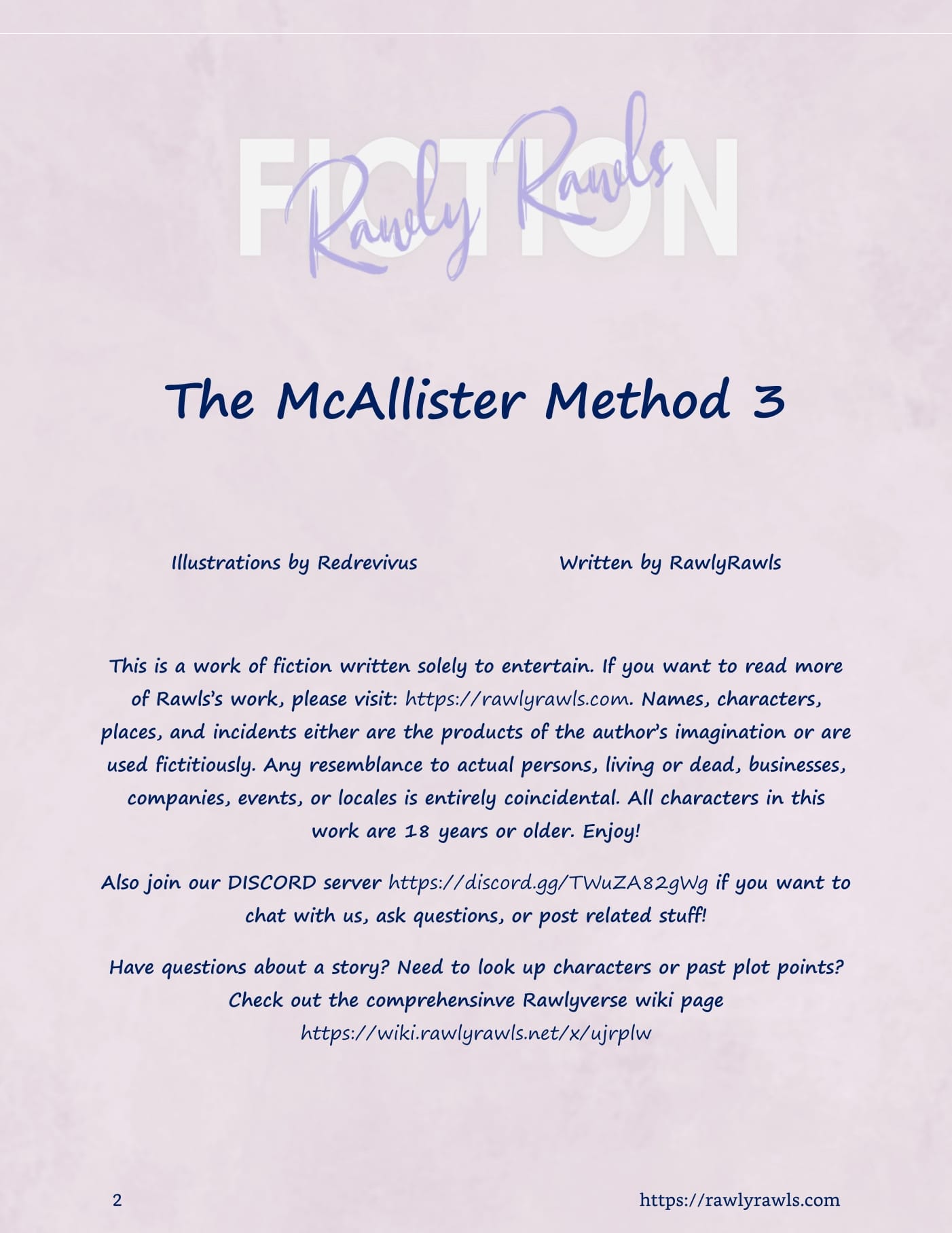 The McAllister Method [Redoxa , RawlyRawls] Chapter 3 - Page 2