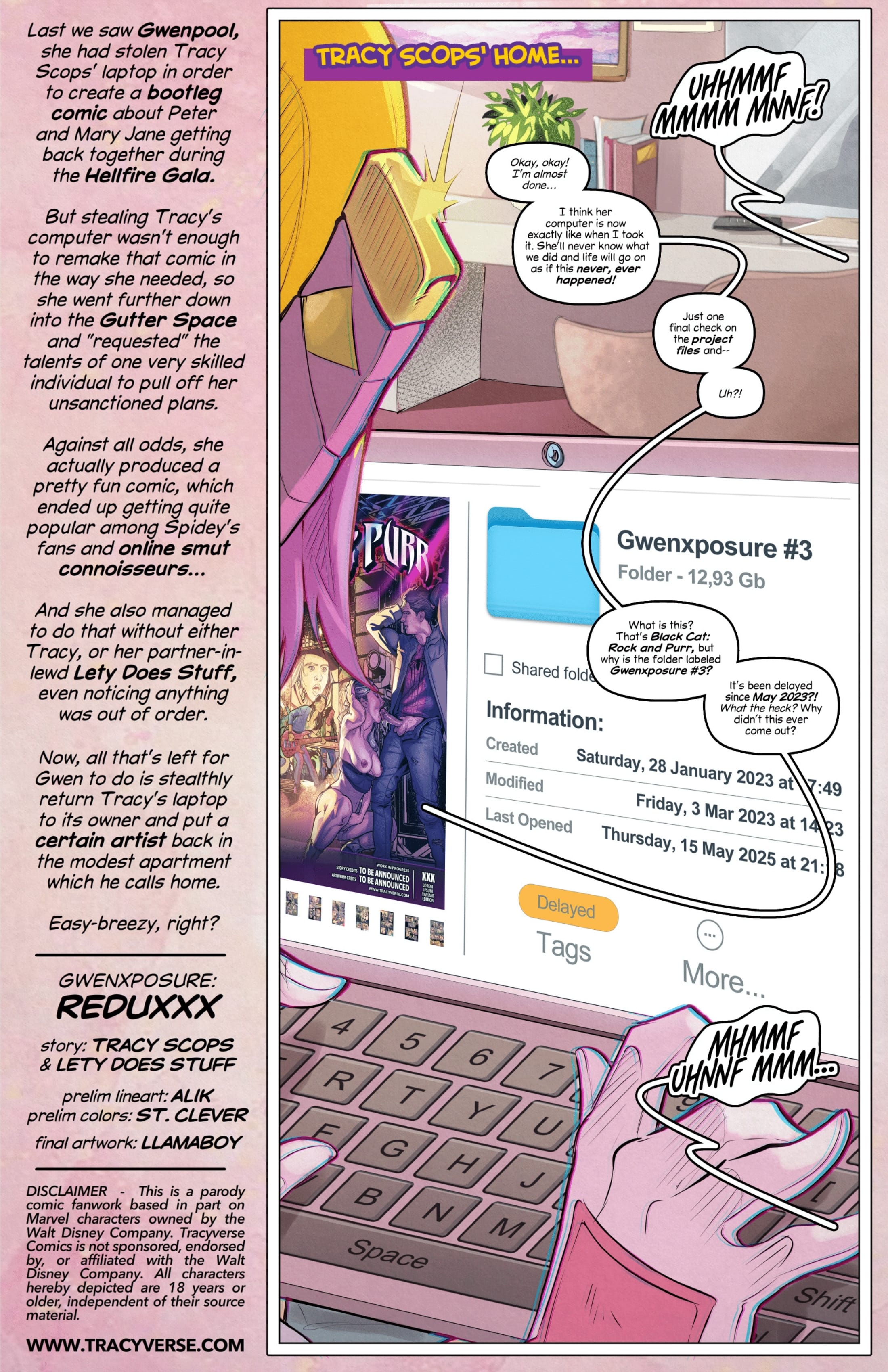 Gwen-Xposure (Spider-Man) [Tracy Scops] Chapter 2 - Page 2