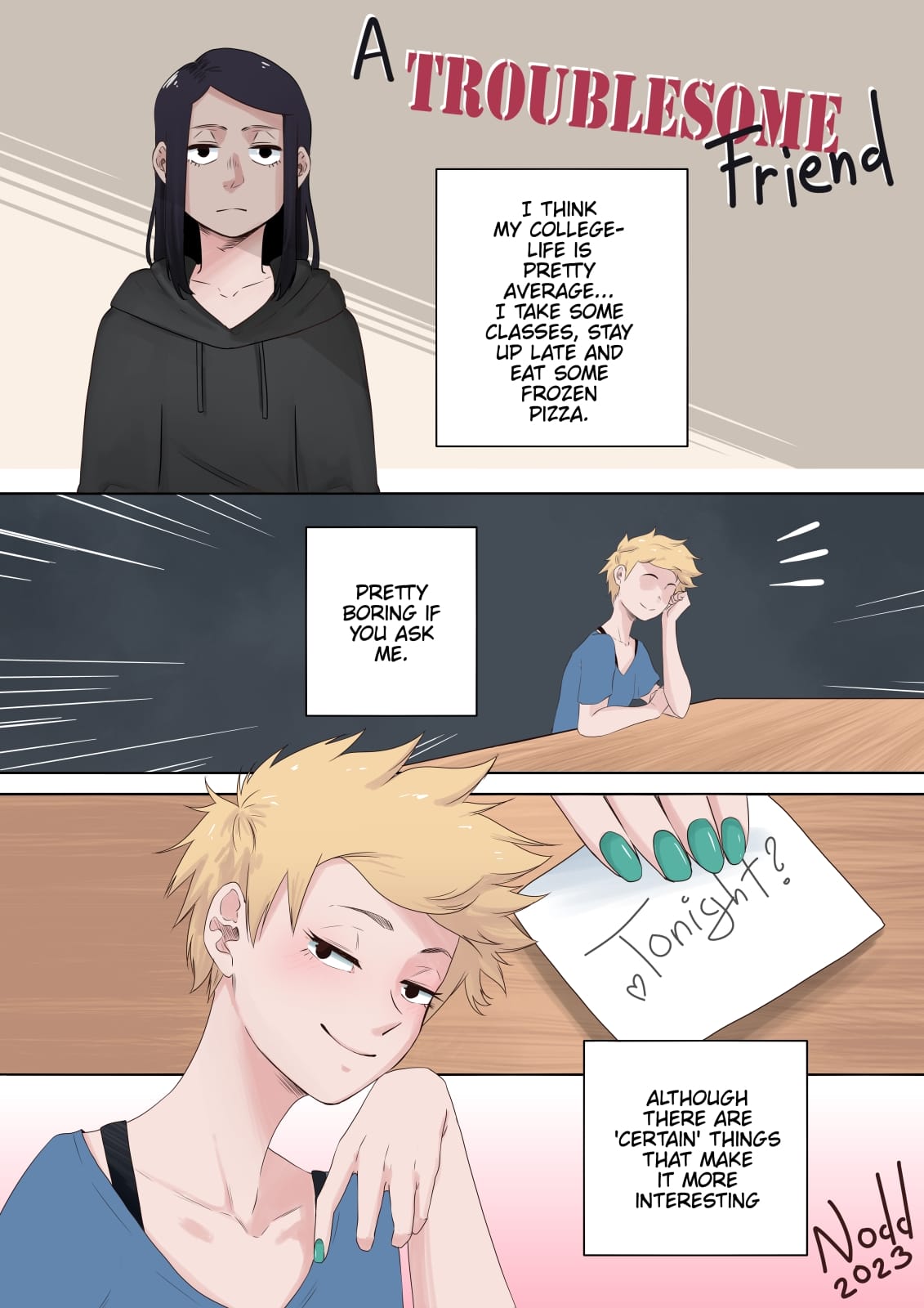 A Troublesome Friend [Noddarts] Chapter 1 - Page 1