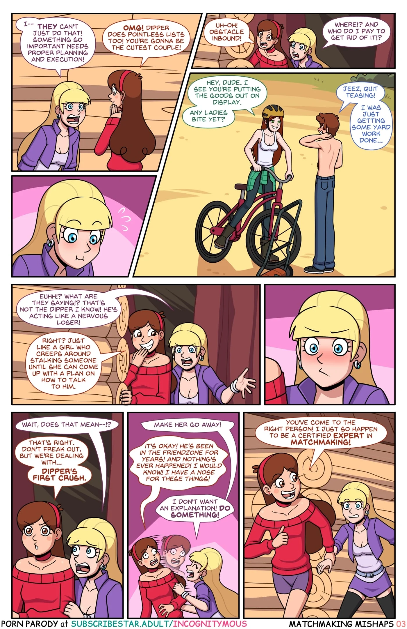 Matchmaking Mishaps (Gravity Falls) [Incognitymous] Chapter 1 - Page 3
