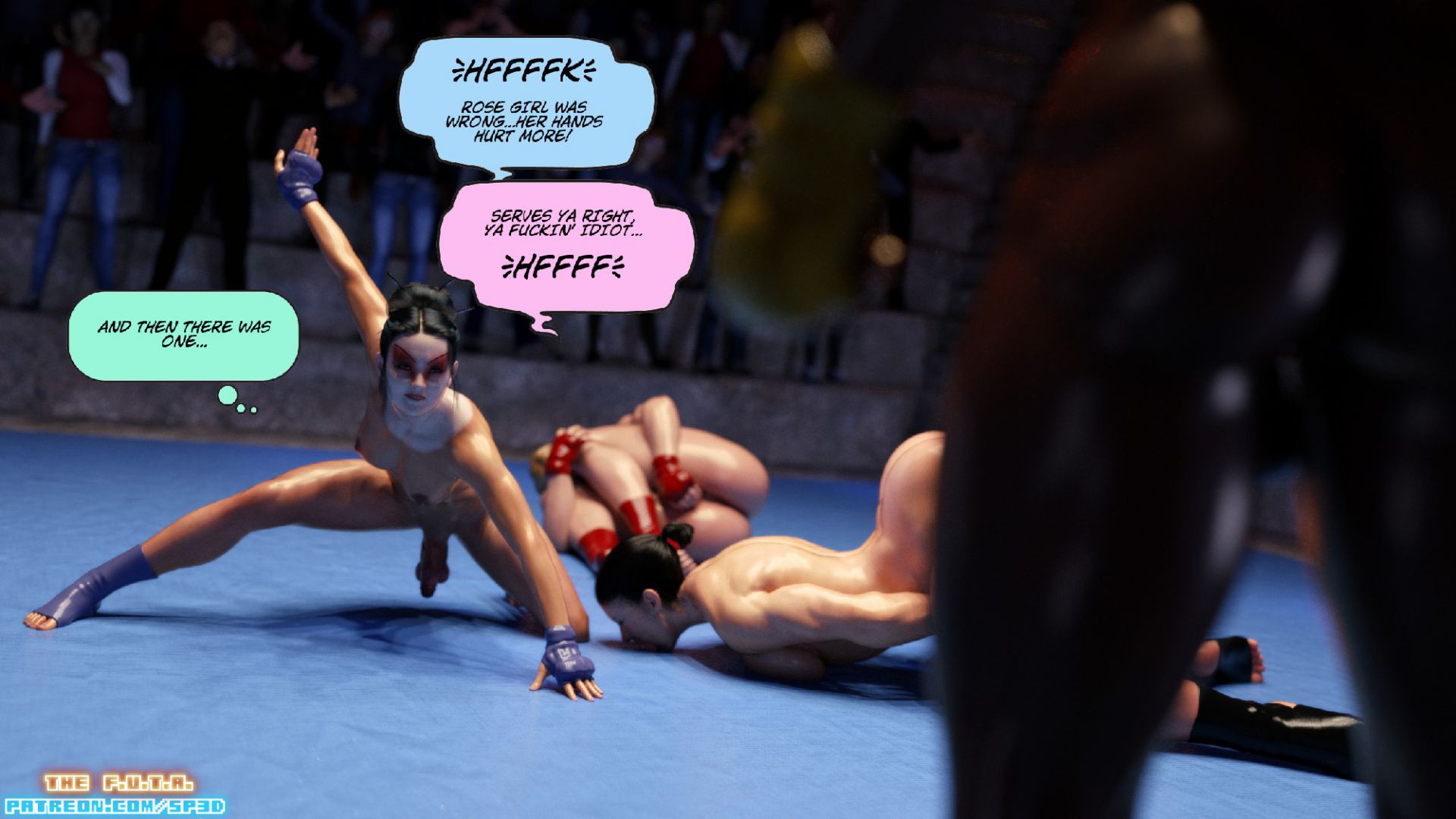 The F.U.T.A [SquarePeg3D] Match 10 - Queen Cobra VS Ingrid 'The Bear' Fedorova VS 'Rosebud' Adams VS The Fox?! - Page 19