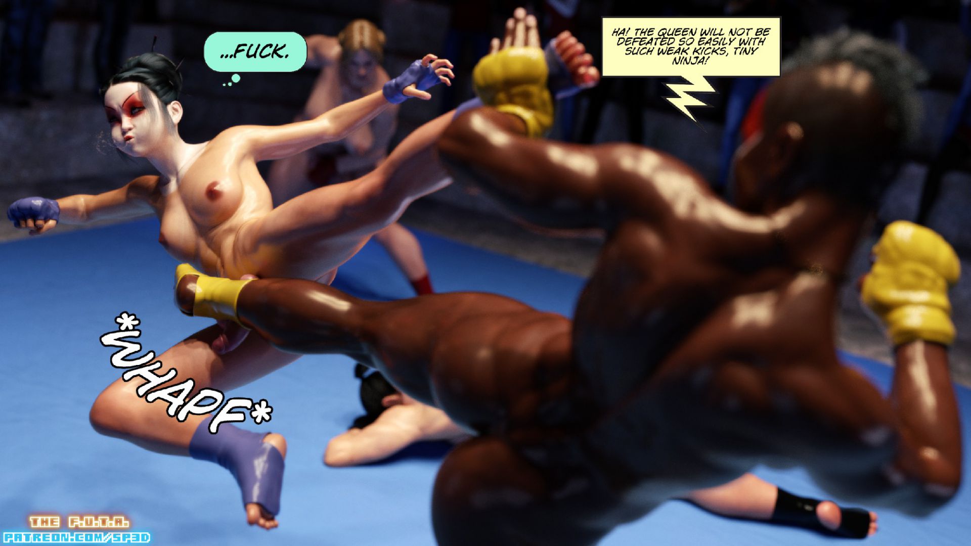The F.U.T.A [SquarePeg3D] Match 10 - Queen Cobra VS Ingrid 'The Bear' Fedorova VS 'Rosebud' Adams VS The Fox?! - Page 22